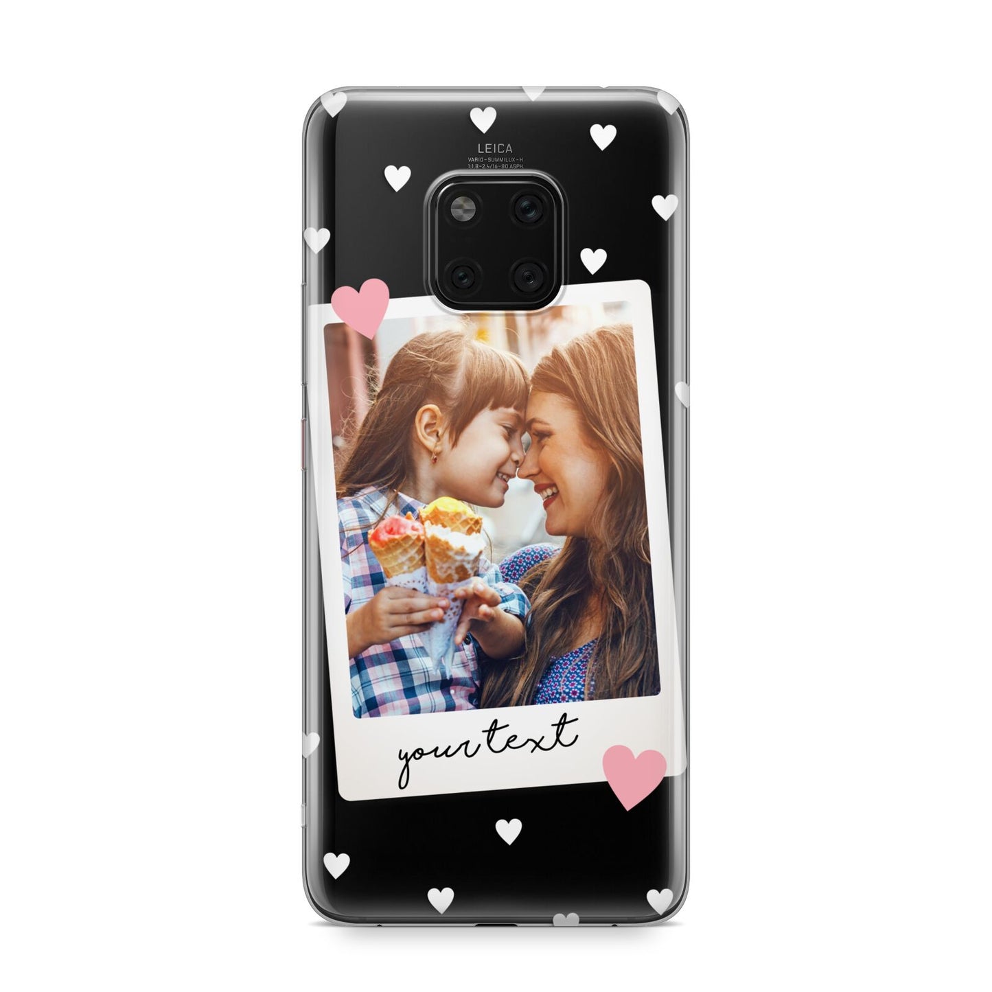 Personalised Photo Love Hearts Huawei Mate 20 Pro Phone Case