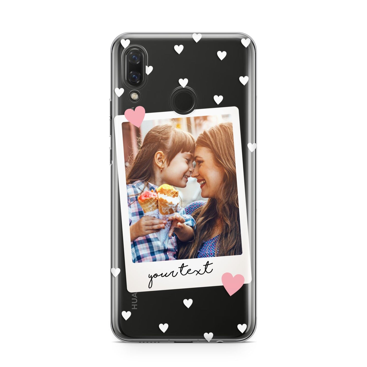 Personalised Photo Love Hearts Huawei Nova 3 Phone Case