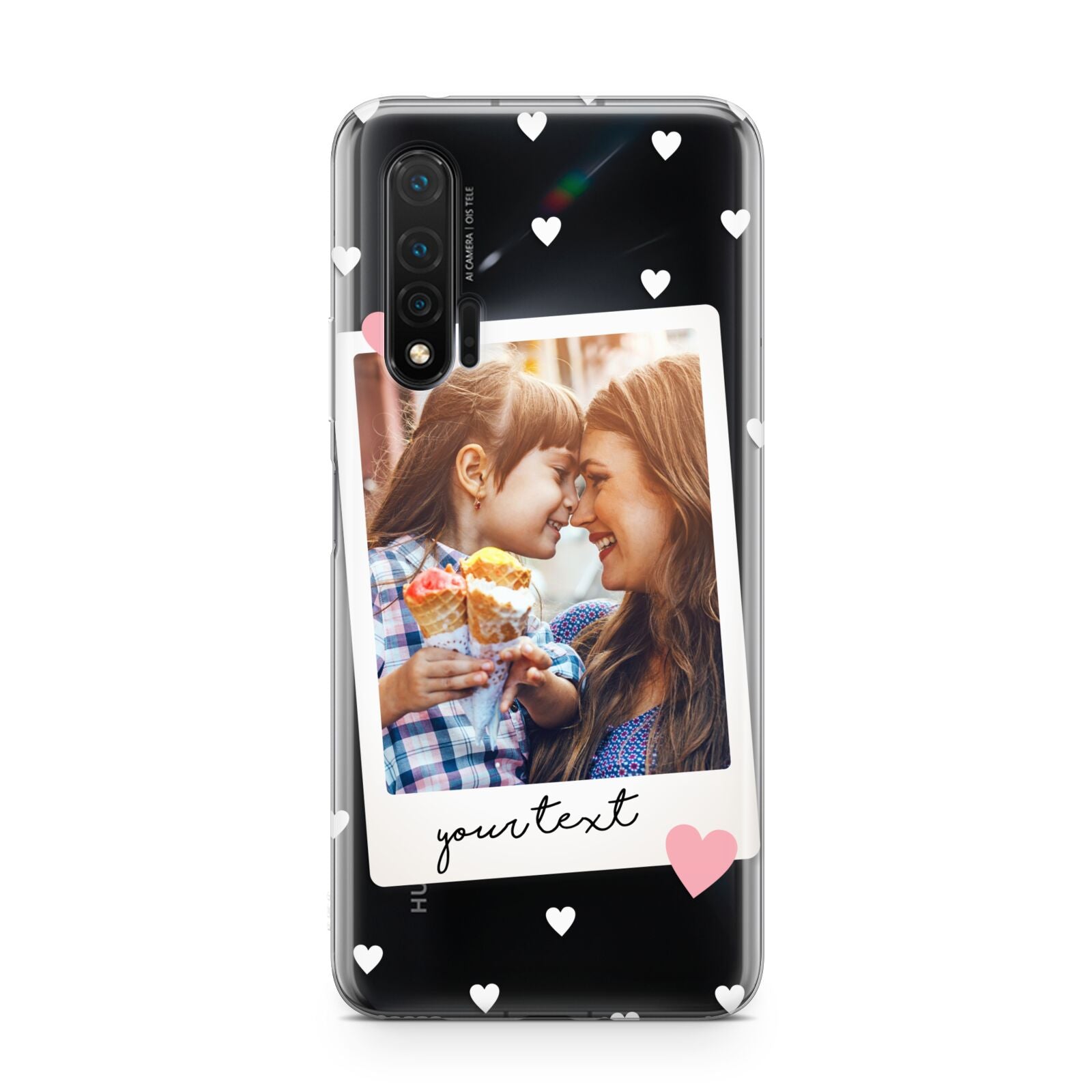 Personalised Photo Love Hearts Huawei Nova 6 Phone Case