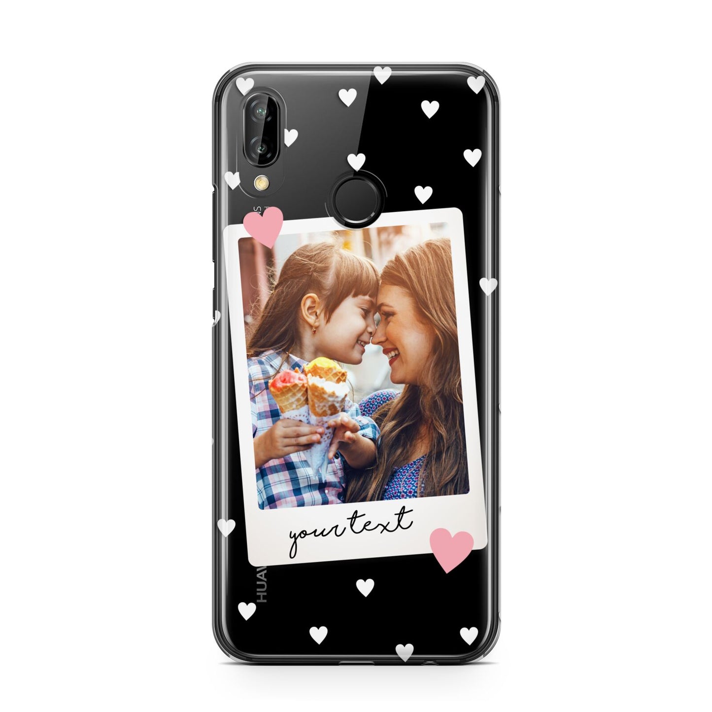 Personalised Photo Love Hearts Huawei P20 Lite Phone Case