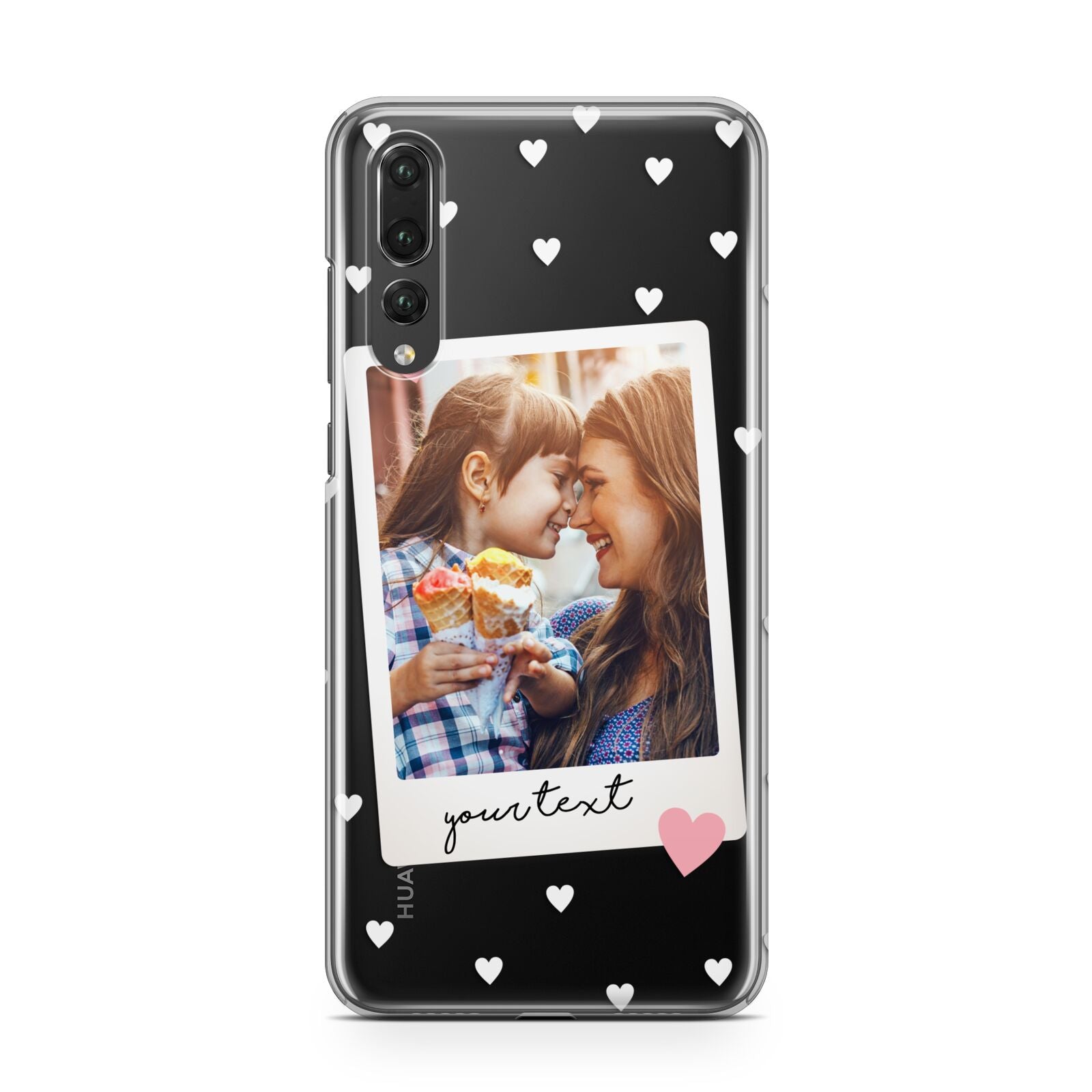 Personalised Photo Love Hearts Huawei P20 Pro Phone Case