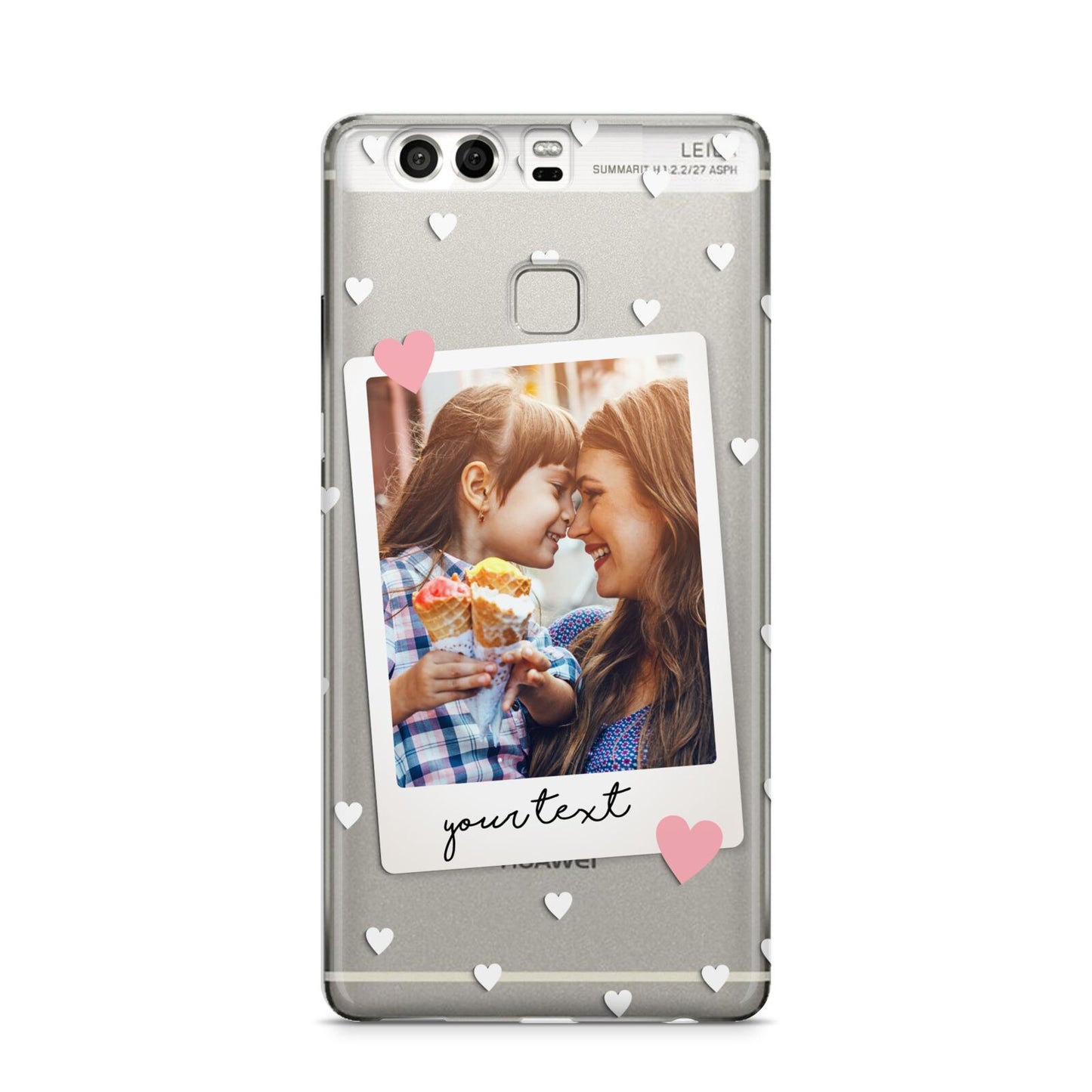 Personalised Photo Love Hearts Huawei P9 Case