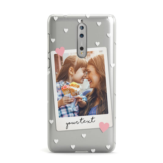 Personalised Photo Love Hearts Nokia Case