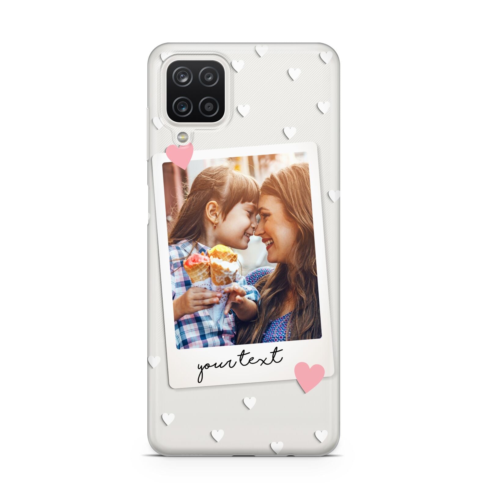 Personalised Photo Love Hearts Samsung A12 Case