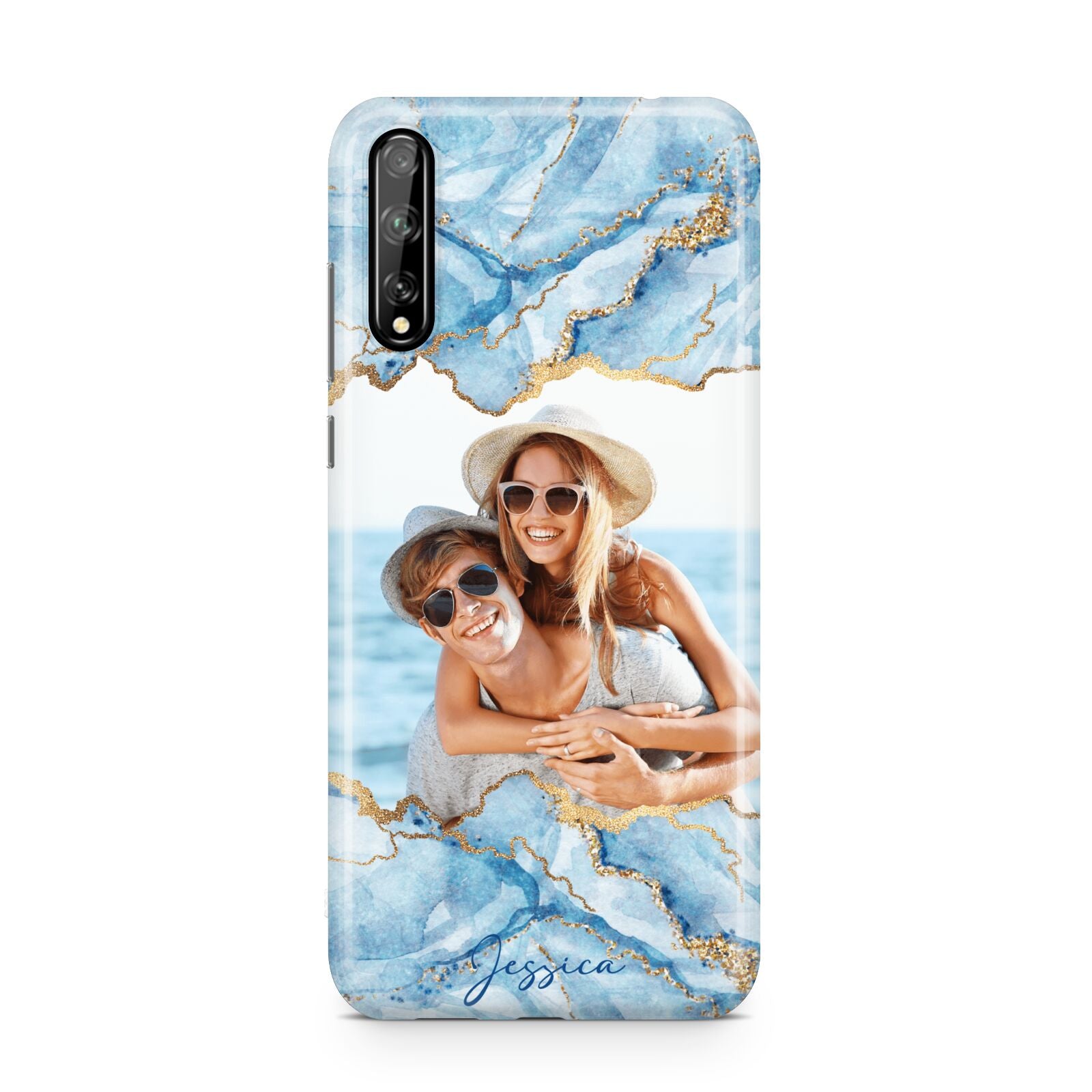 Personalised Photo Marble Huawei Enjoy 10s Phone Case