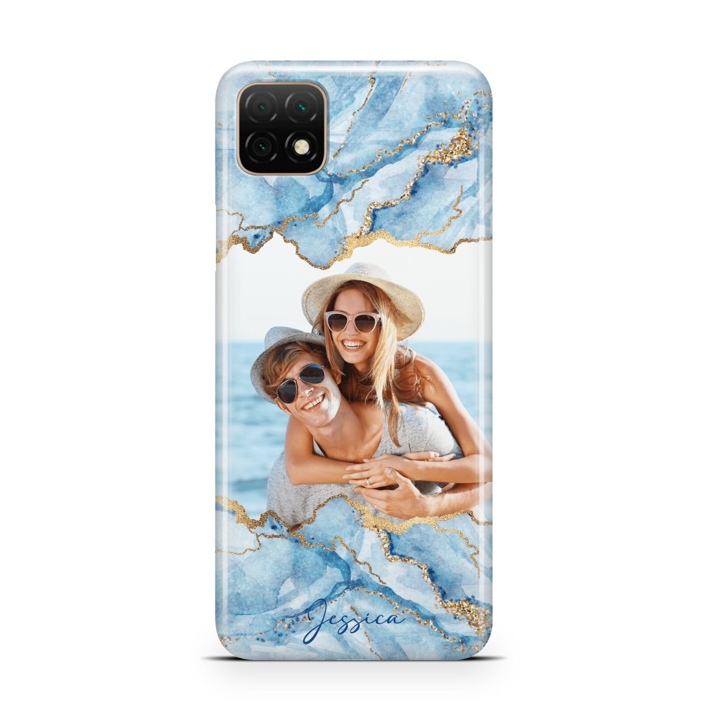 Personalised Photo Marble Huawei Enjoy 20 Phone Case