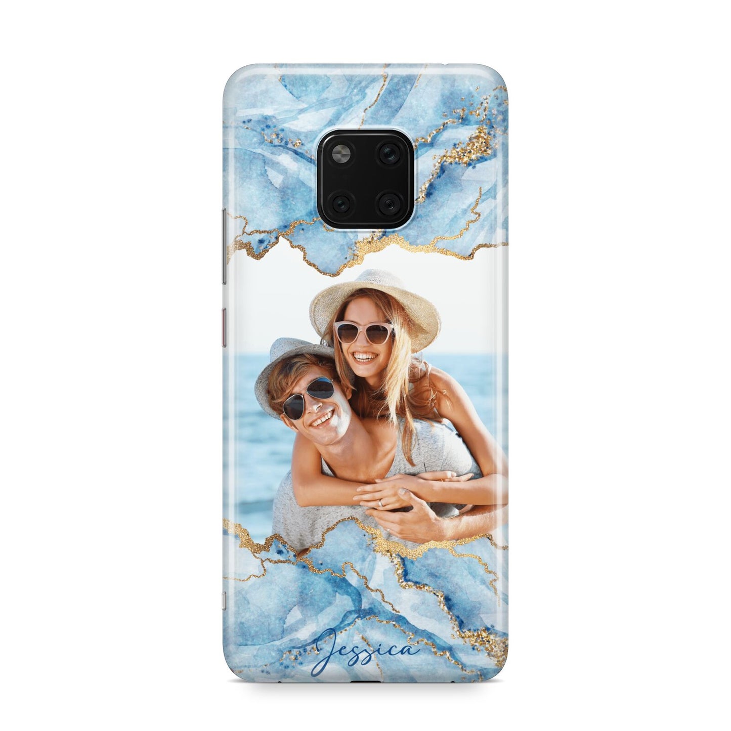 Personalised Photo Marble Huawei Mate 20 Pro Phone Case