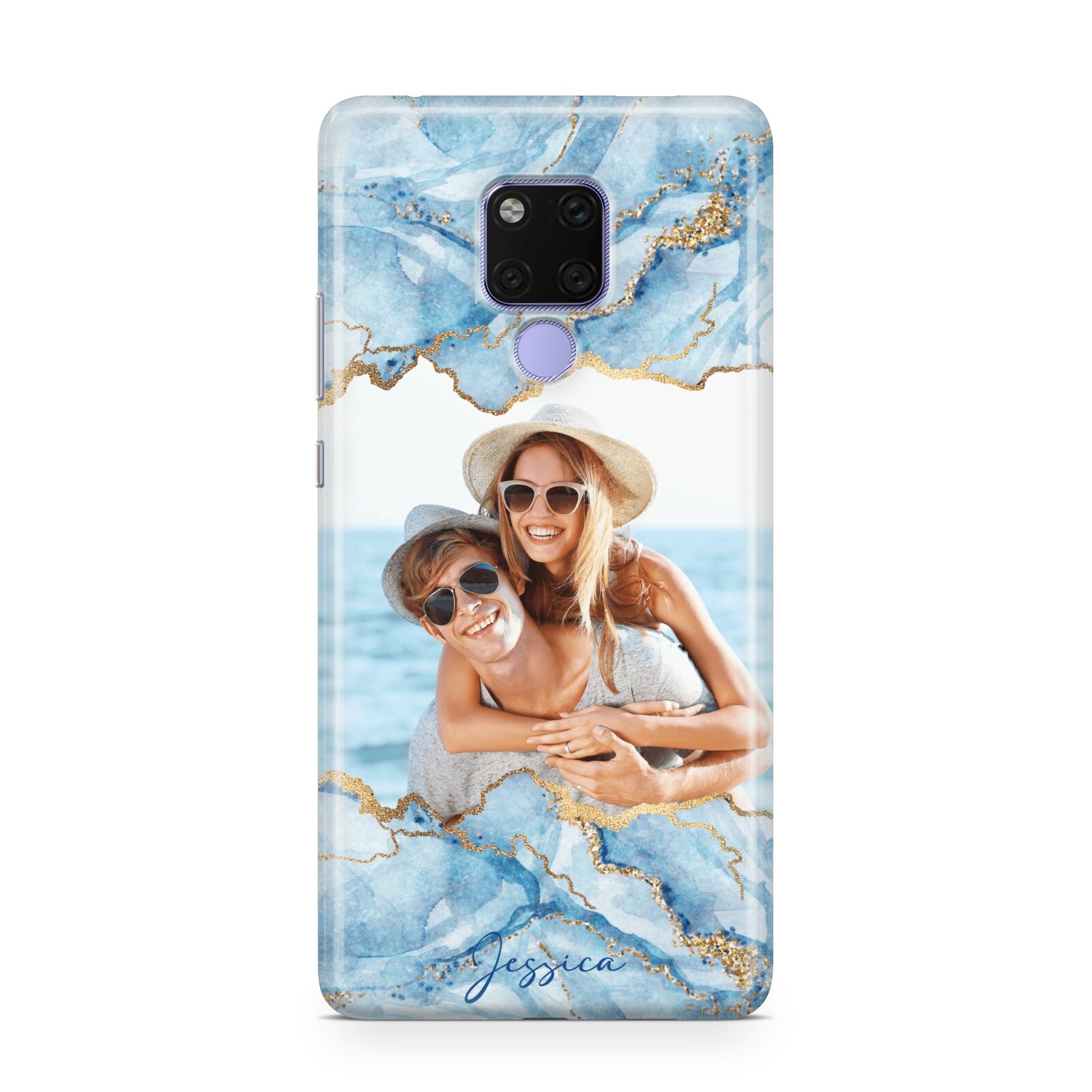 Personalised Photo Marble Huawei Mate 20X Phone Case