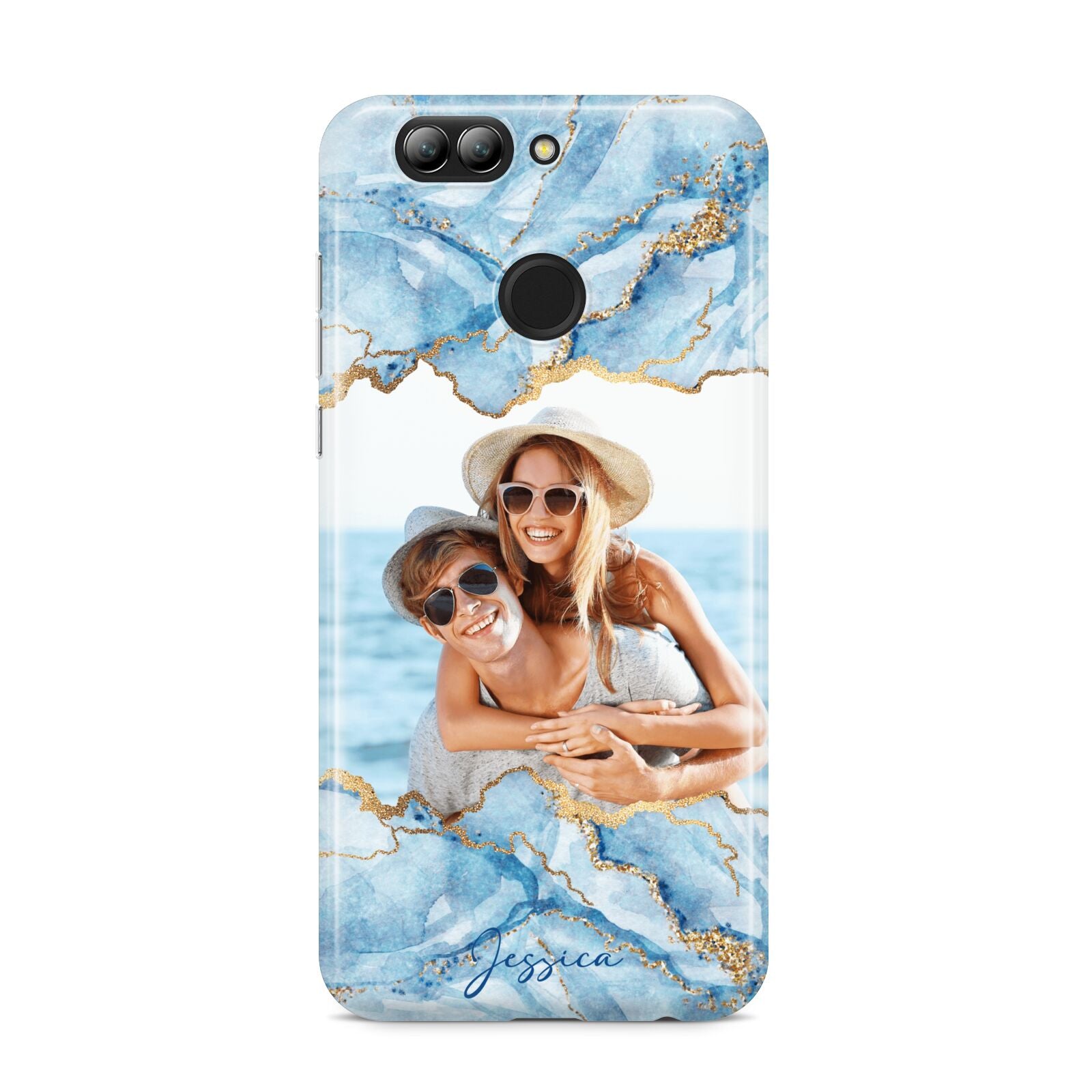 Personalised Photo Marble Huawei Nova 2s Phone Case