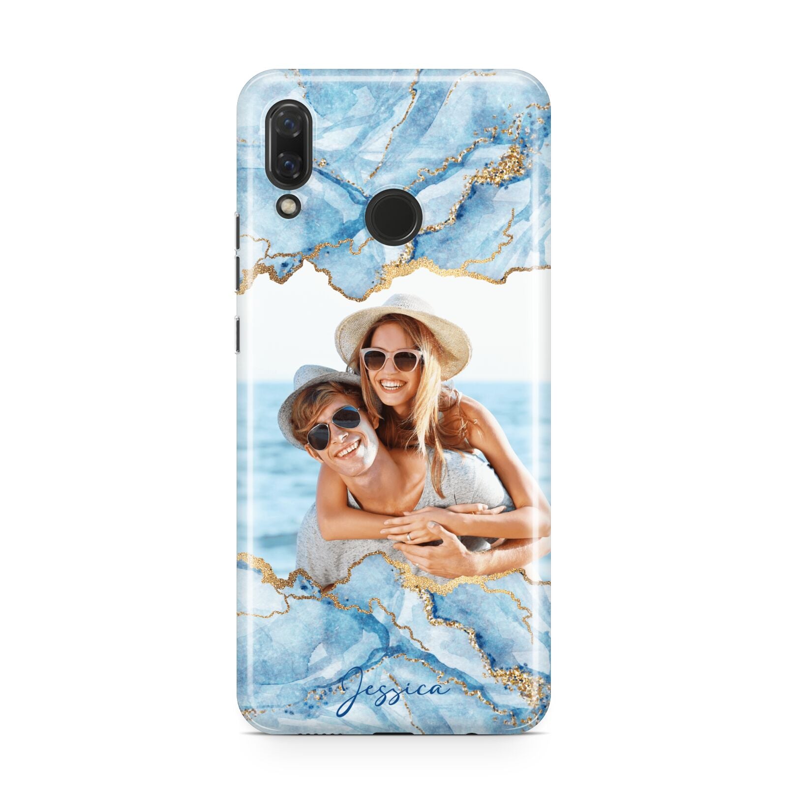 Personalised Photo Marble Huawei Nova 3 Phone Case