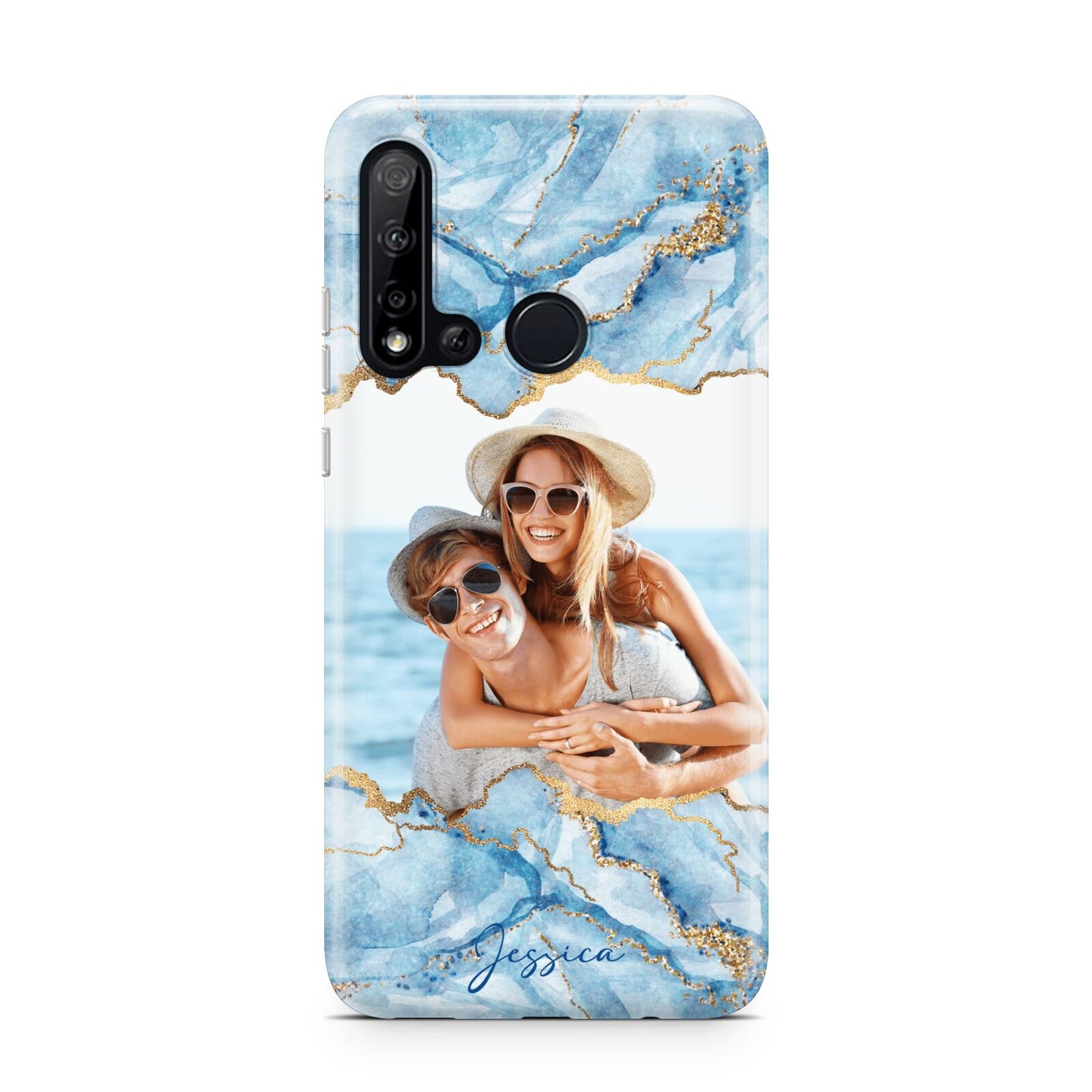 Personalised Photo Marble Huawei P20 Lite 5G Phone Case