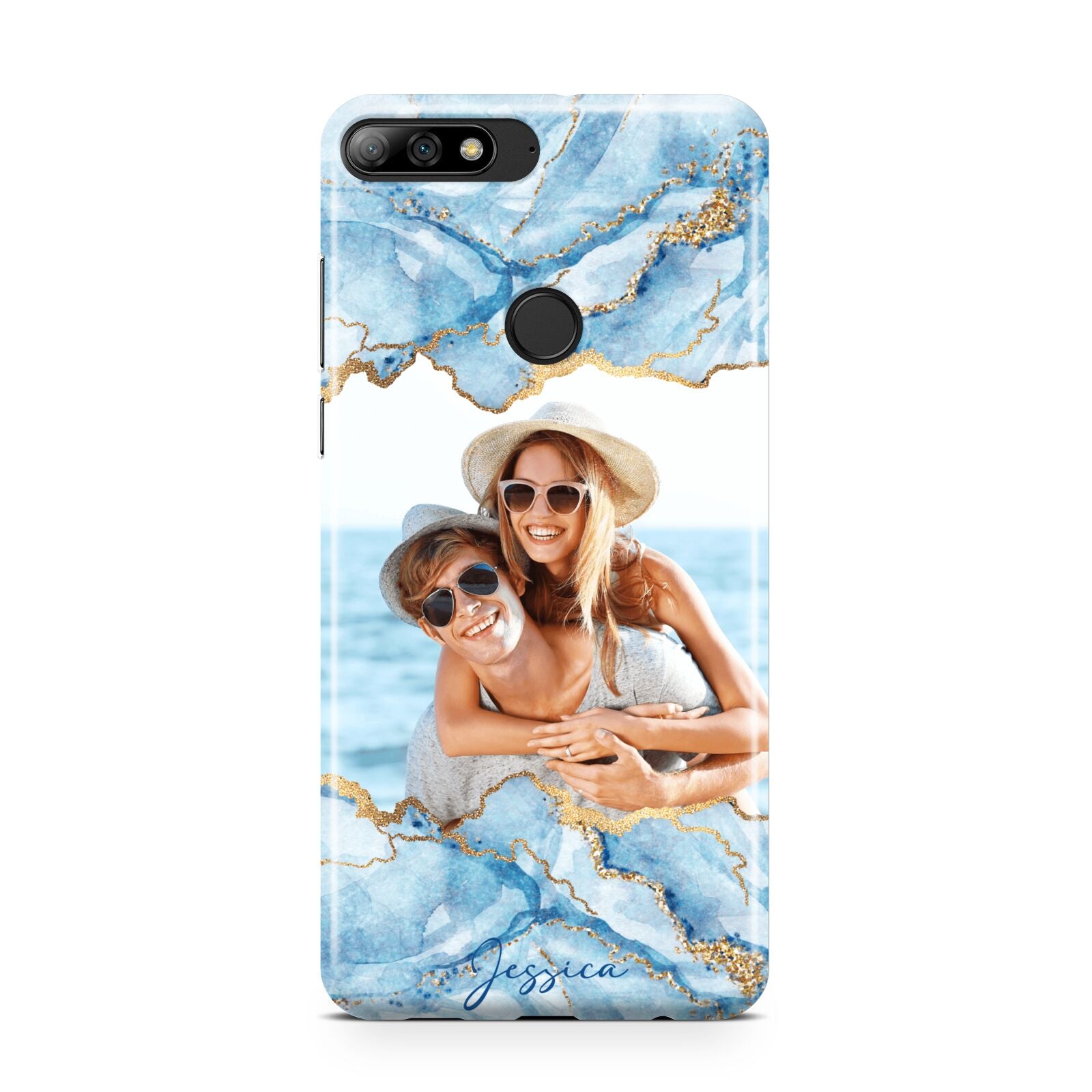 Personalised Photo Marble Huawei Y7 2018