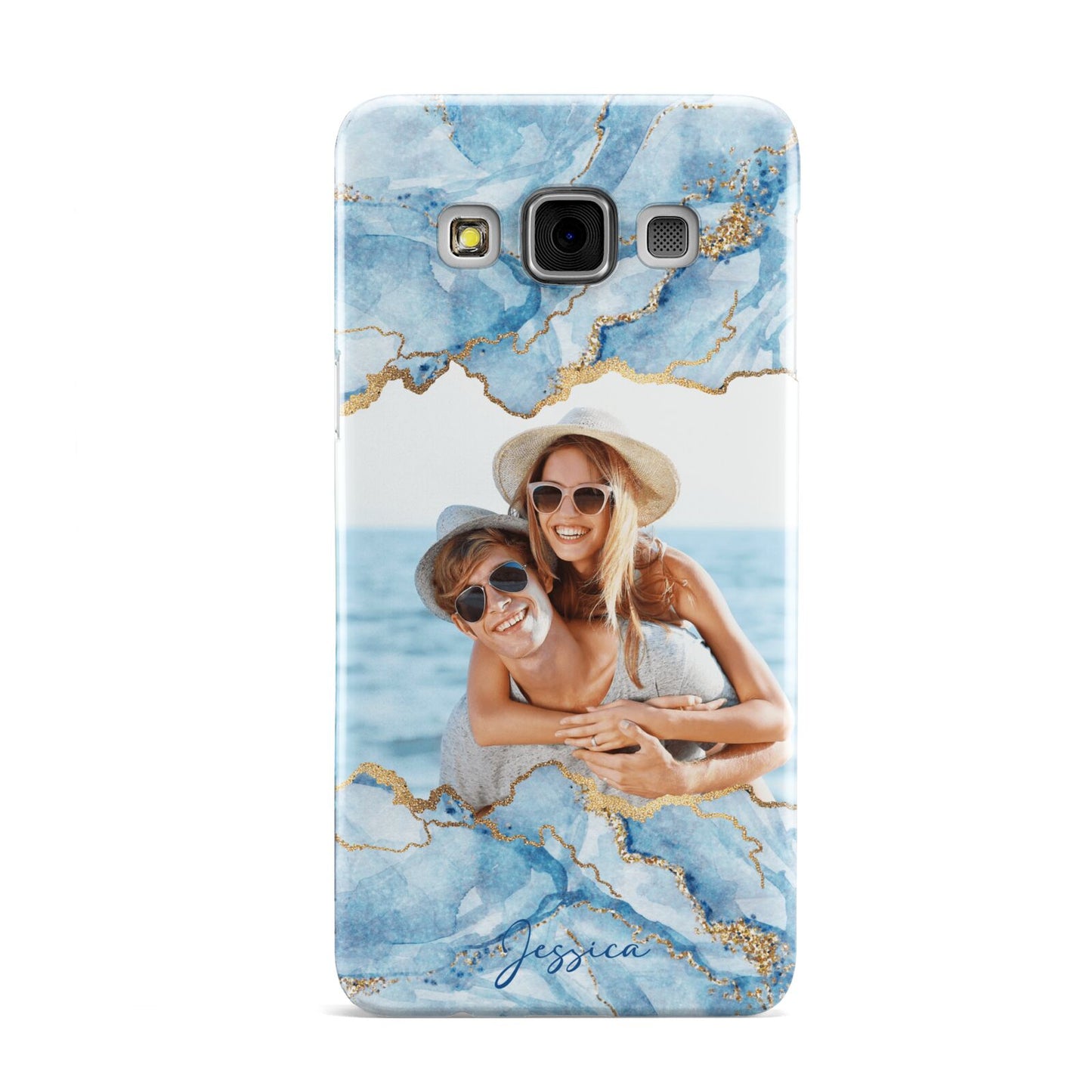 Personalised Photo Marble Samsung Galaxy A3 Case