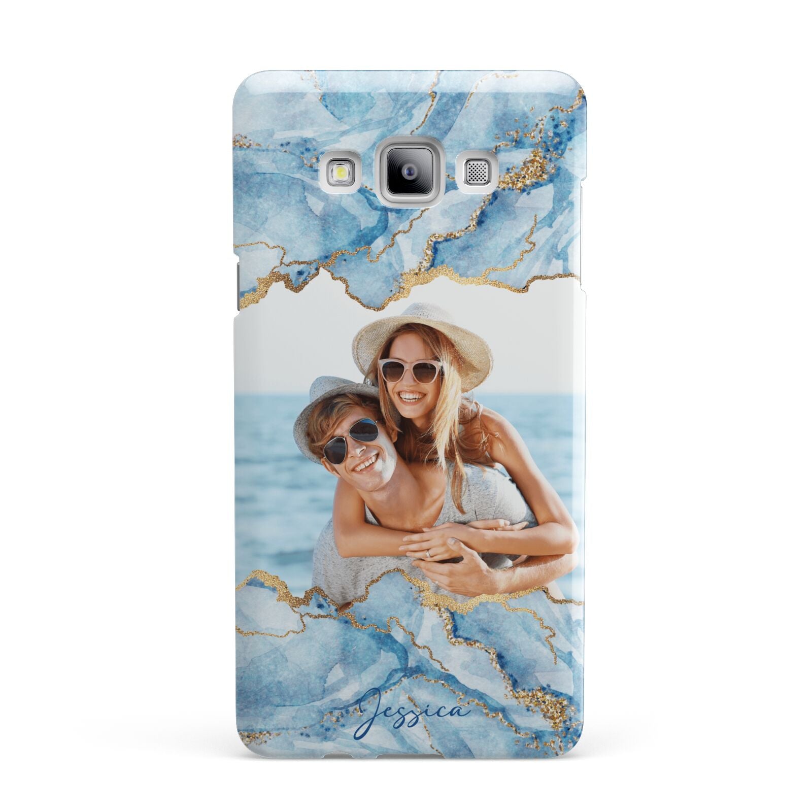 Personalised Photo Marble Samsung Galaxy A7 2015 Case