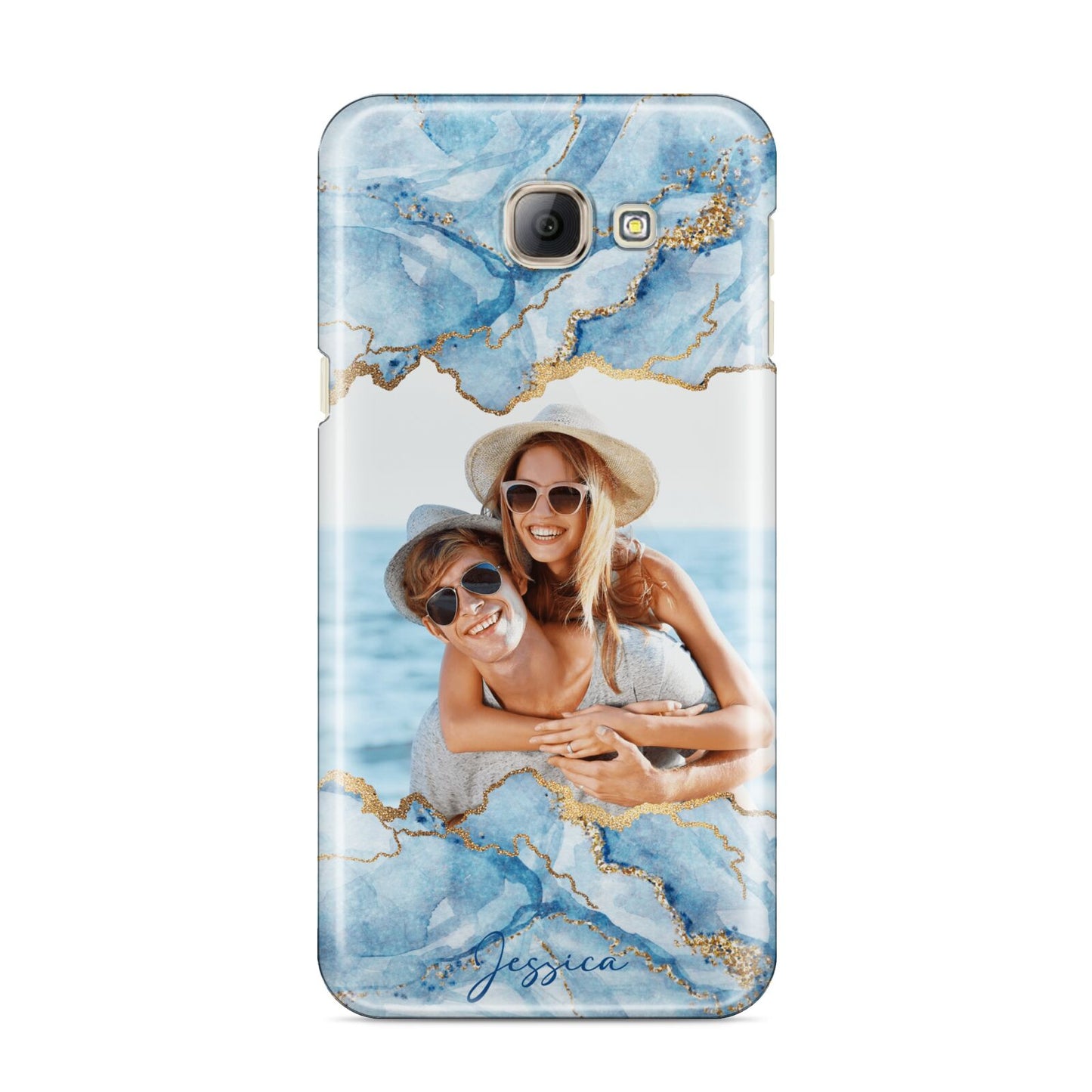 Personalised Photo Marble Samsung Galaxy A8 2016 Case