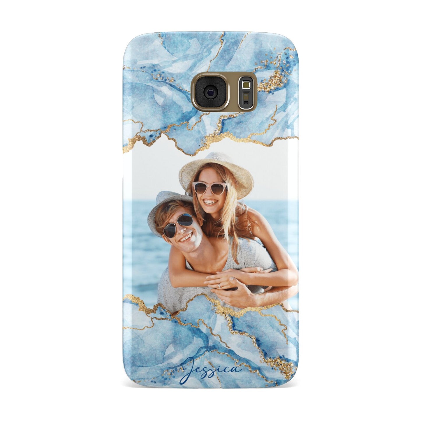 Personalised Photo Marble Samsung Galaxy Case