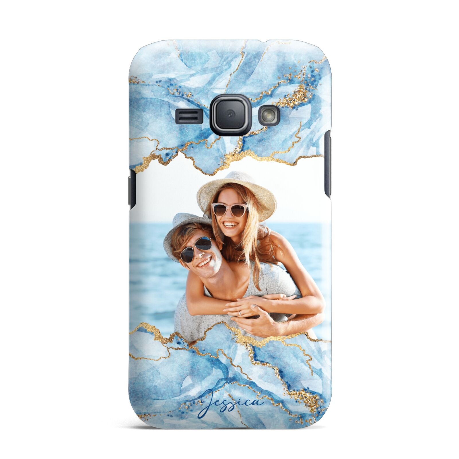 Personalised Photo Marble Samsung Galaxy J1 2016 Case