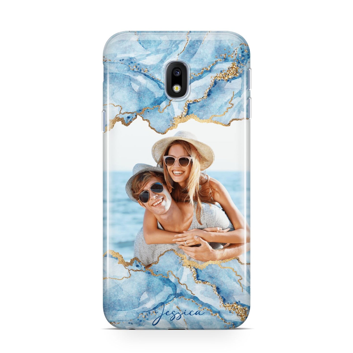 Personalised Photo Marble Samsung Galaxy J3 2017 Case