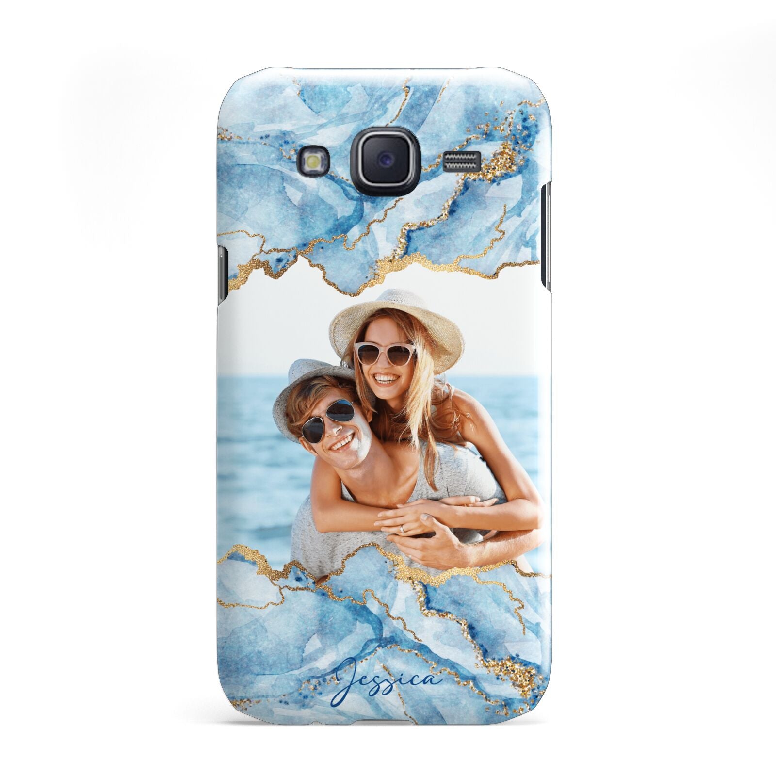 Personalised Photo Marble Samsung Galaxy J5 Case