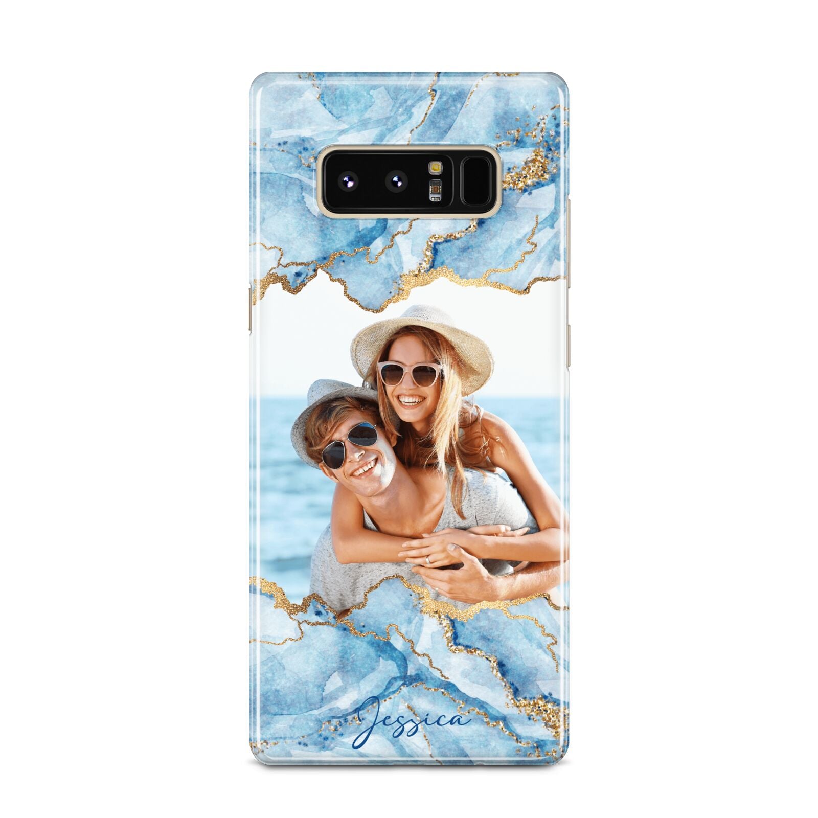 Personalised Photo Marble Samsung Galaxy Note 8 Case