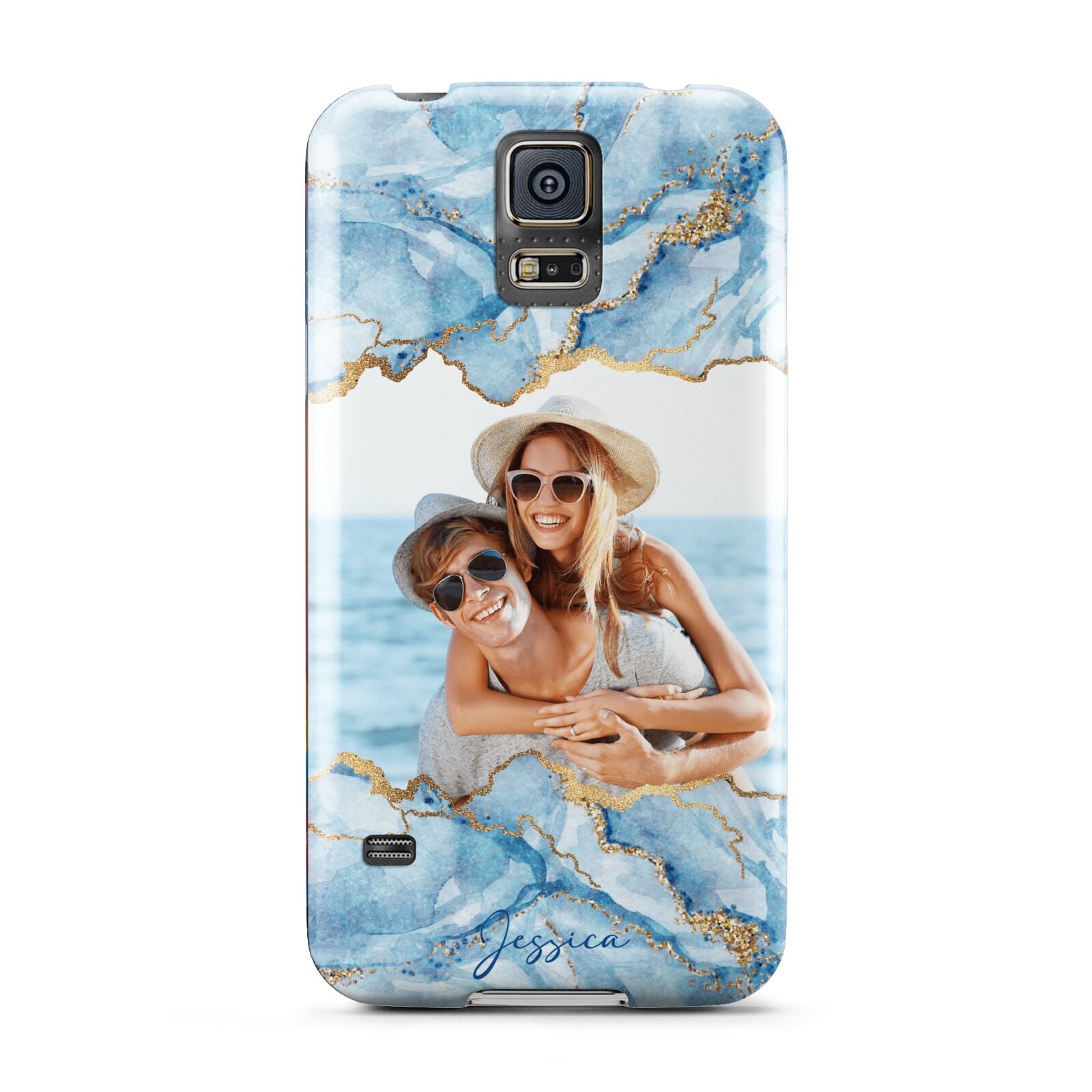 Personalised Photo Marble Samsung Galaxy S5 Case