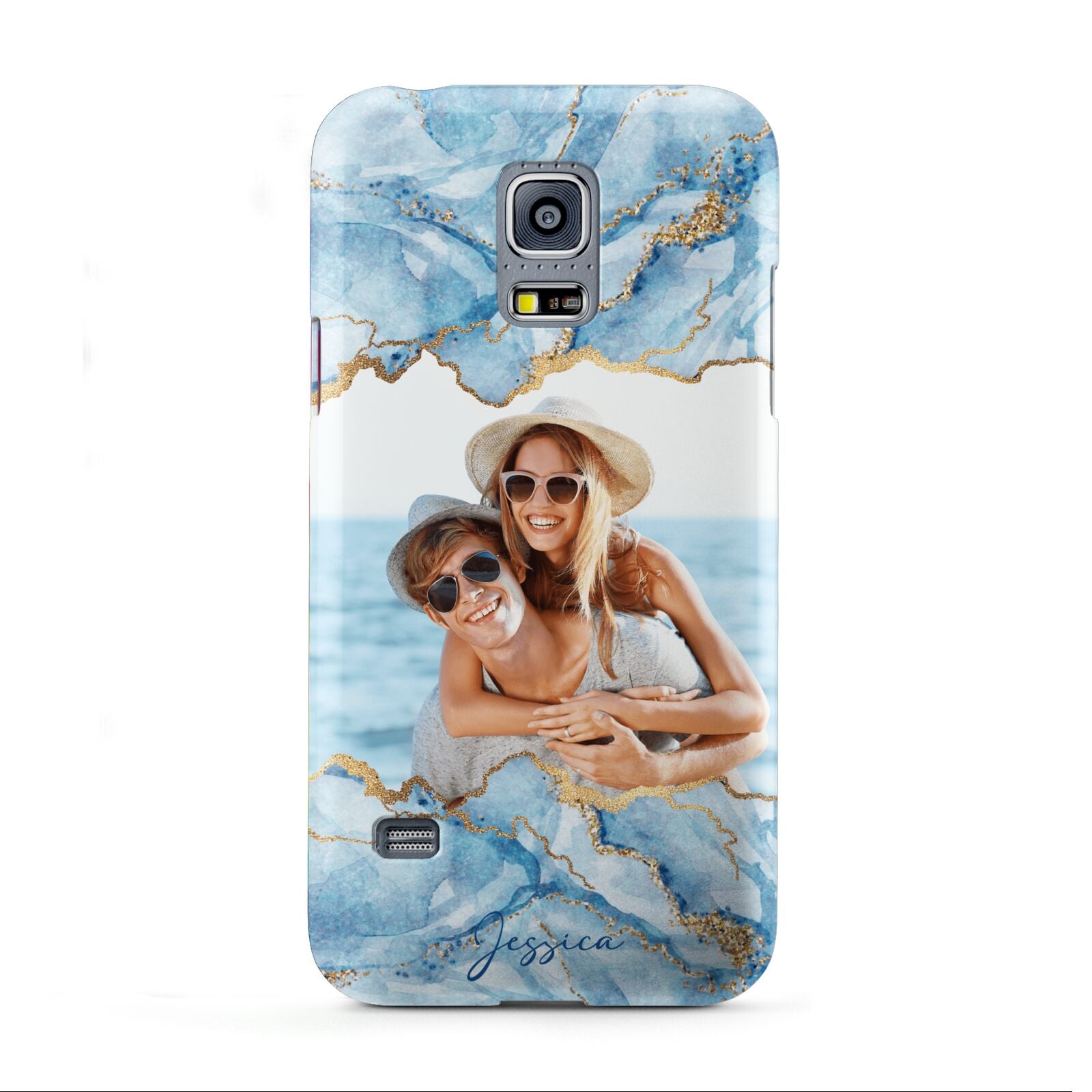 Personalised Photo Marble Samsung Galaxy S5 Mini Case