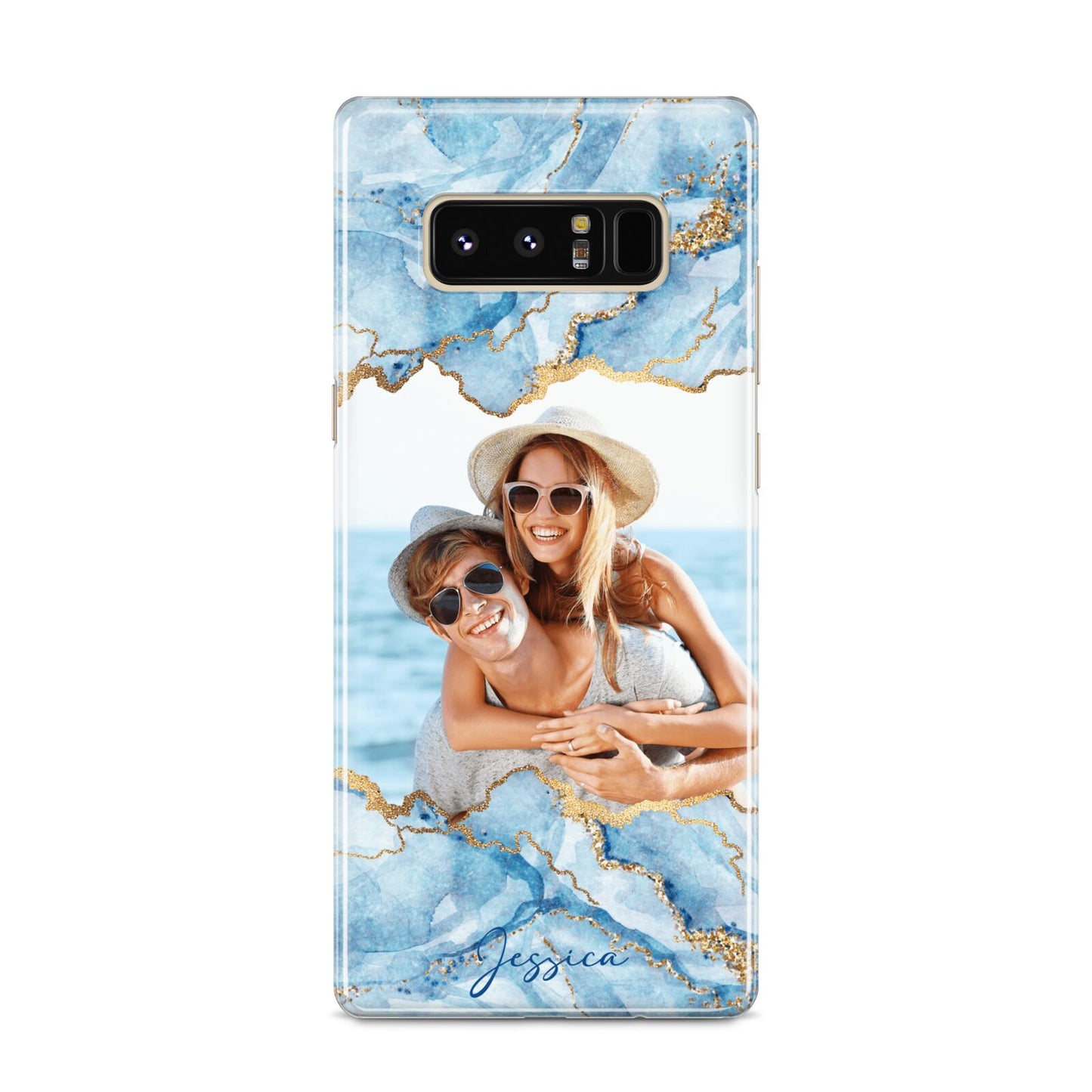 Personalised Photo Marble Samsung Galaxy S8 Case