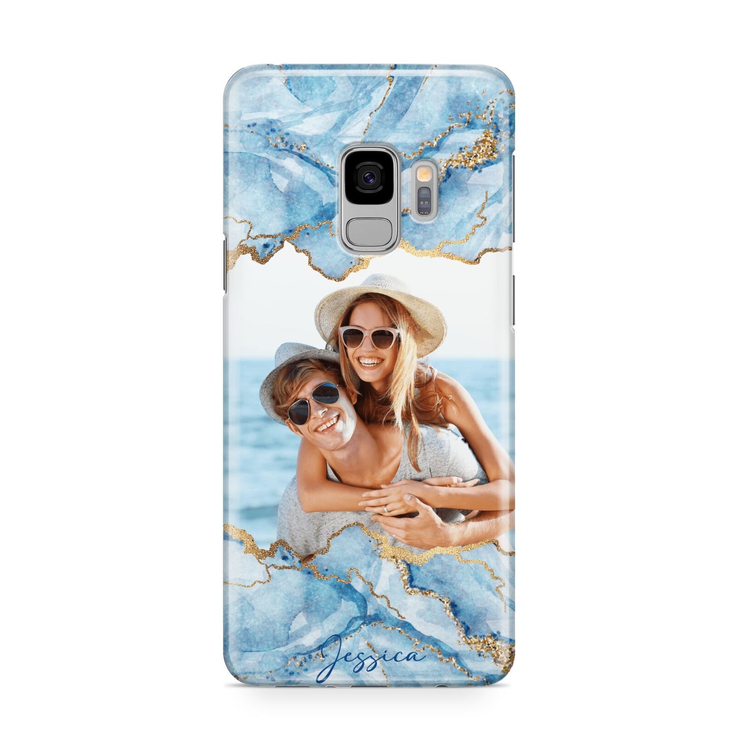 Personalised Photo Marble Samsung Galaxy S9 Case