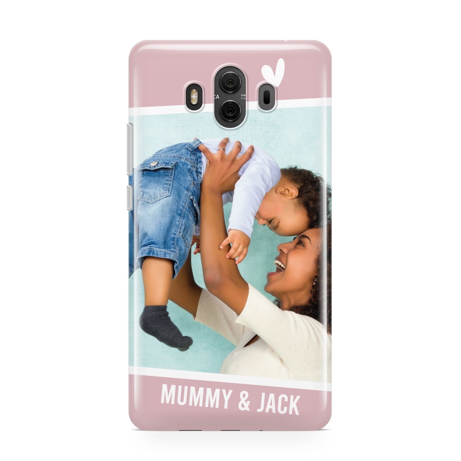 Personalised Photo Mummy and Child Huawei Mate 10 Protective Phone Case