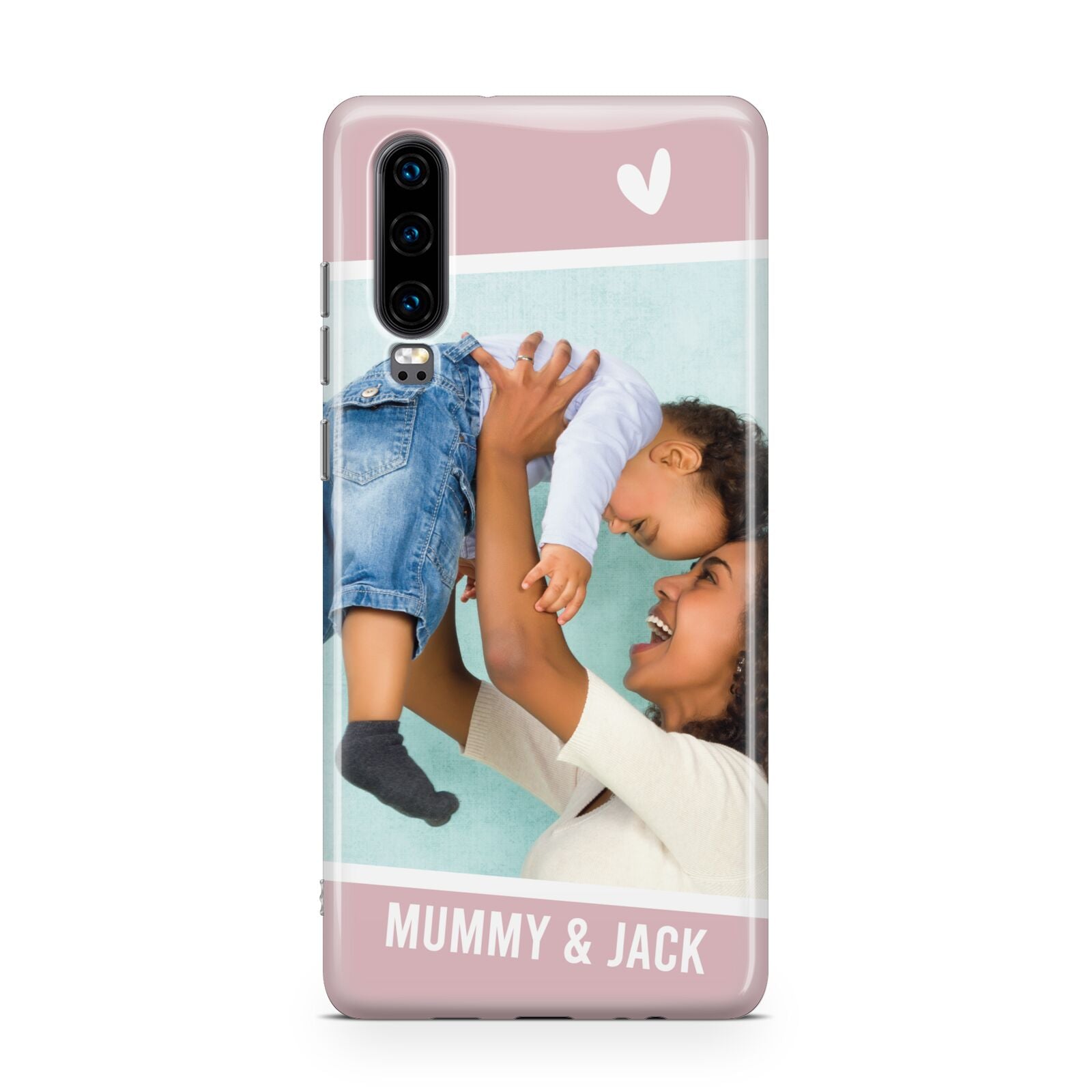 Personalised Photo Mummy and Child Huawei P30 Phone Case