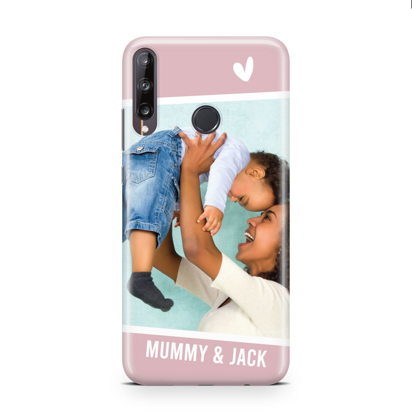 Personalised Photo Mummy and Child Huawei P40 Lite E Phone Case