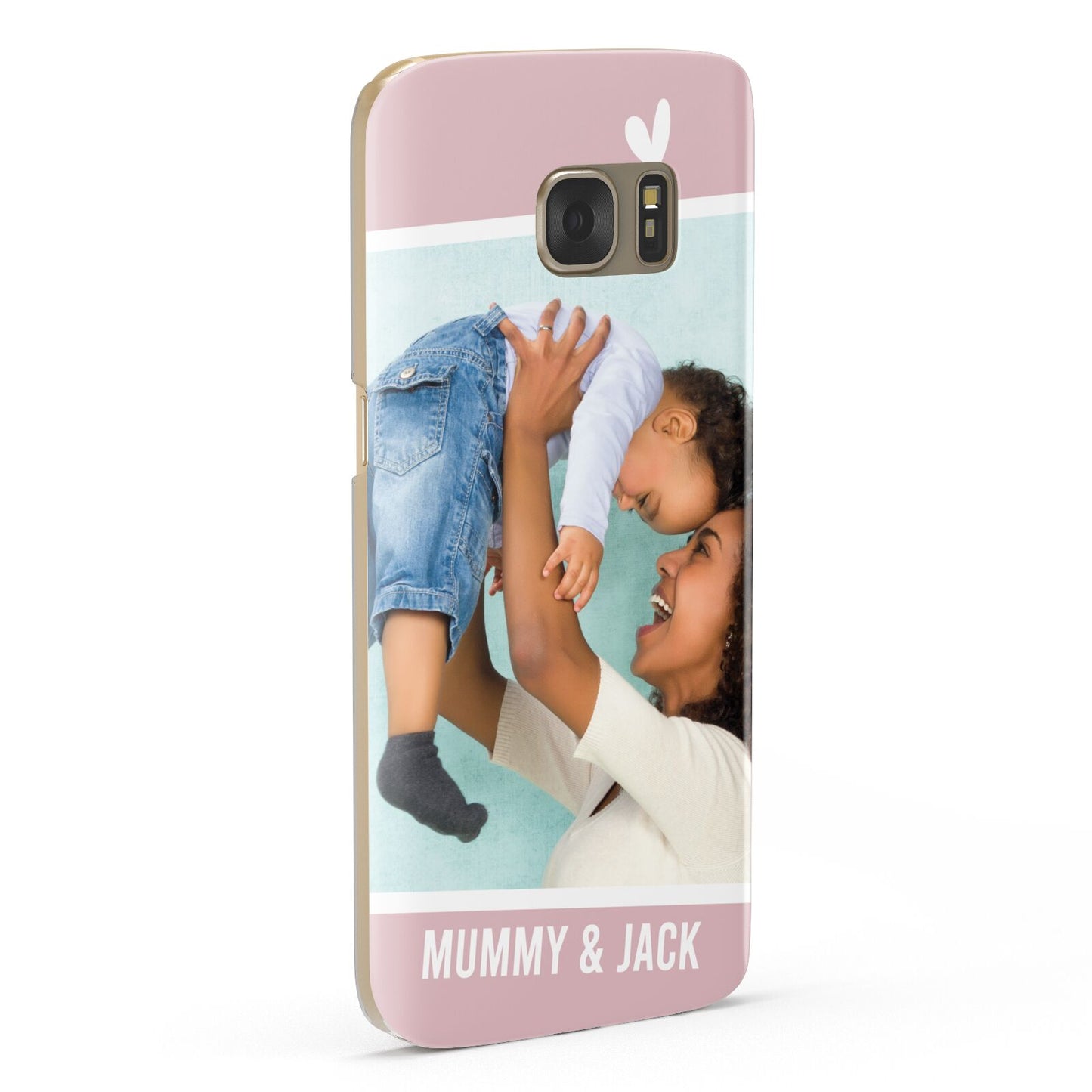 Personalised Photo Mummy and Child Samsung Galaxy Case Fourty Five Degrees