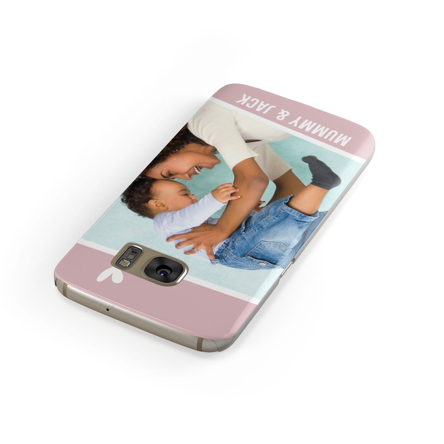 Personalised Photo Mummy and Child Samsung Galaxy Case Front Close Up