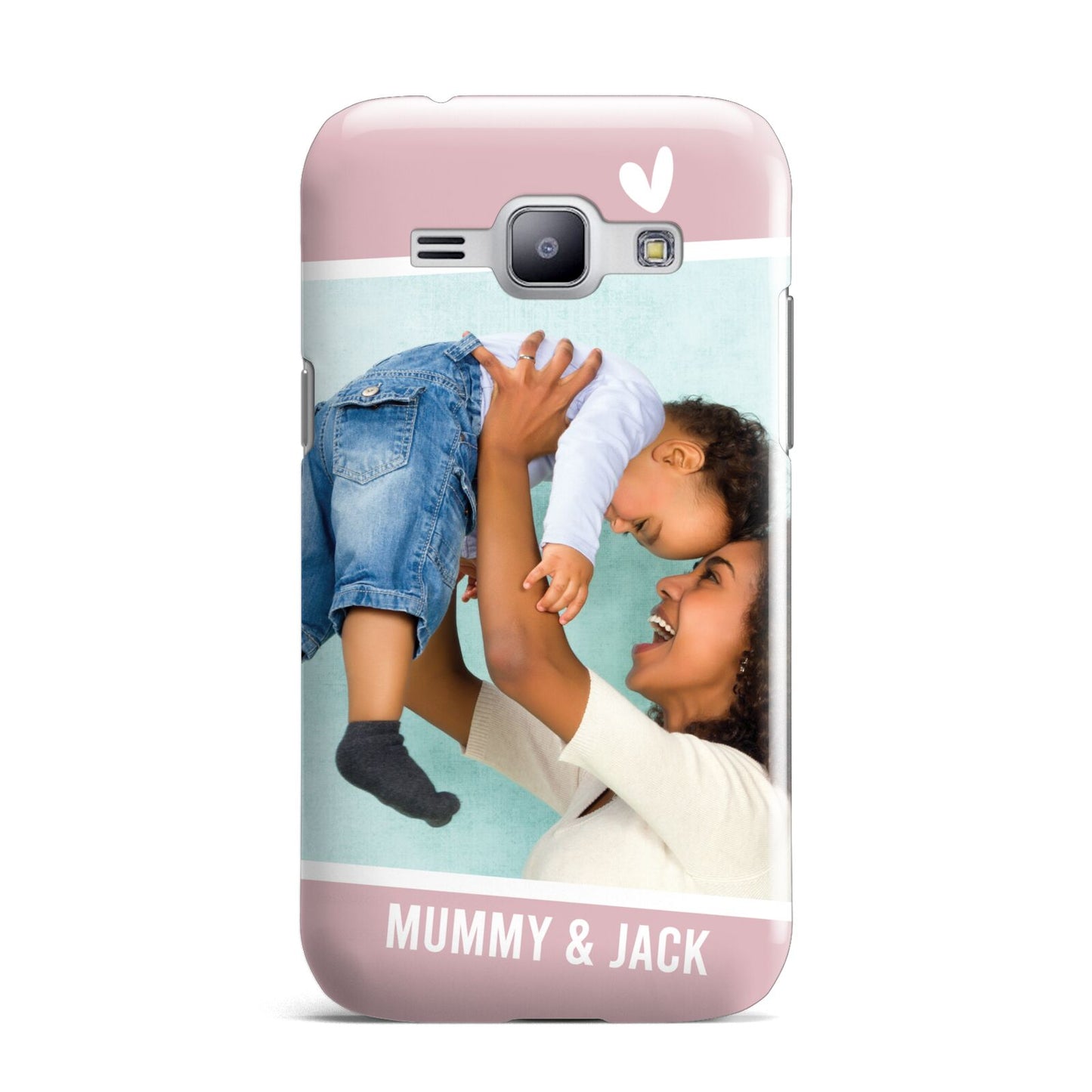 Personalised Photo Mummy and Child Samsung Galaxy J1 2015 Case