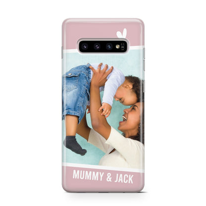 Personalised Photo Mummy and Child Samsung Galaxy S10 Case