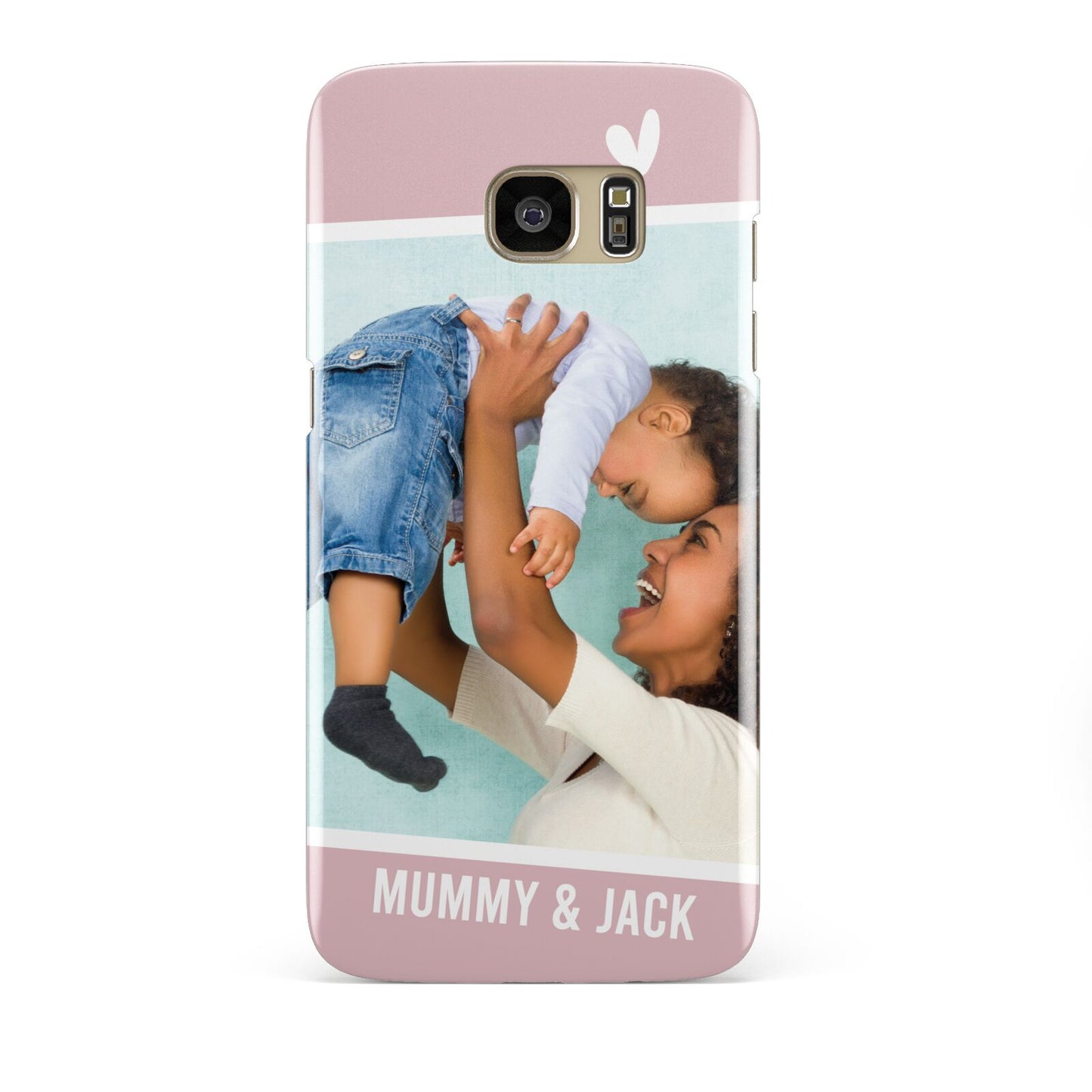 Personalised Photo Mummy and Child Samsung Galaxy S7 Edge Case