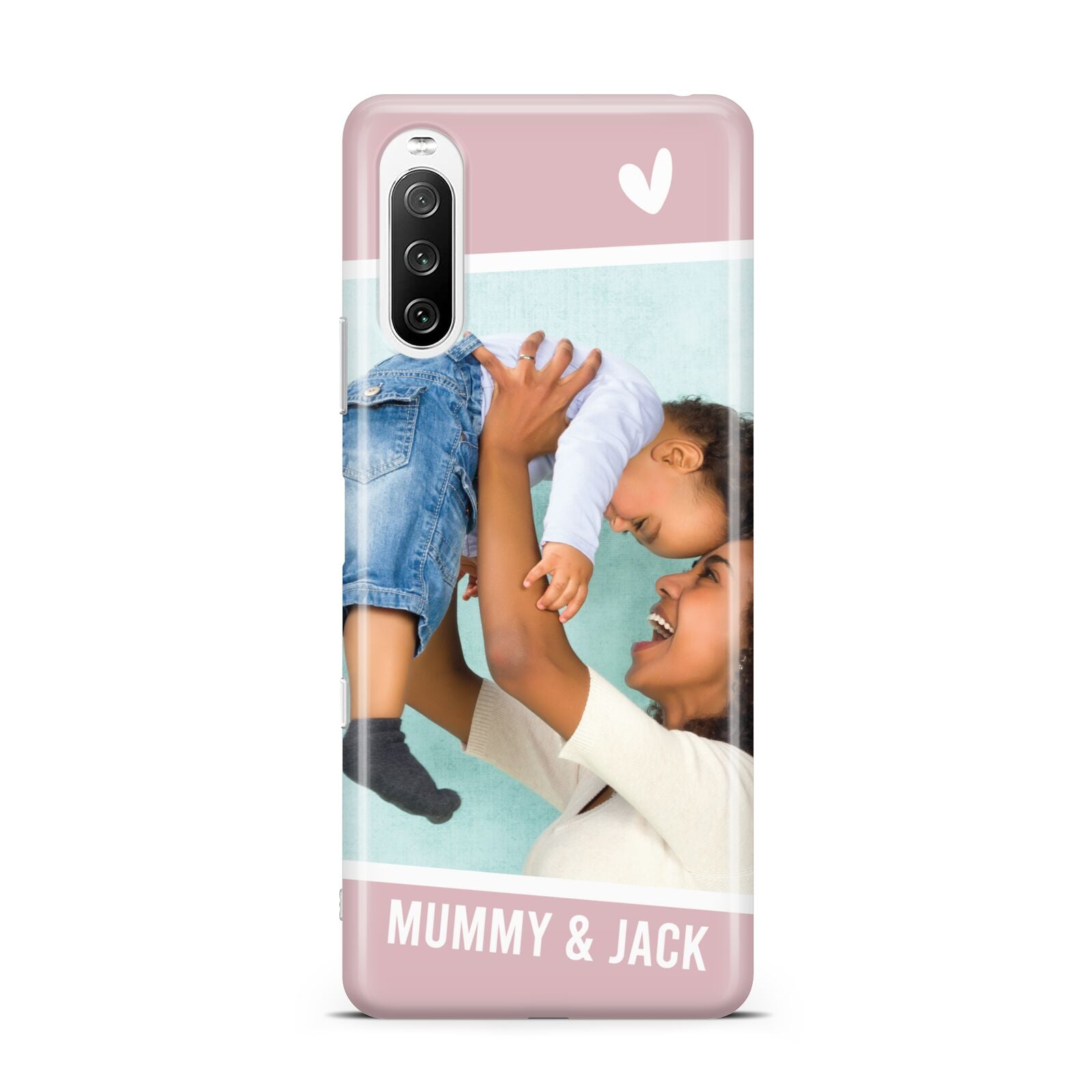 Personalised Photo Mummy and Child Sony Xperia 10 III Case