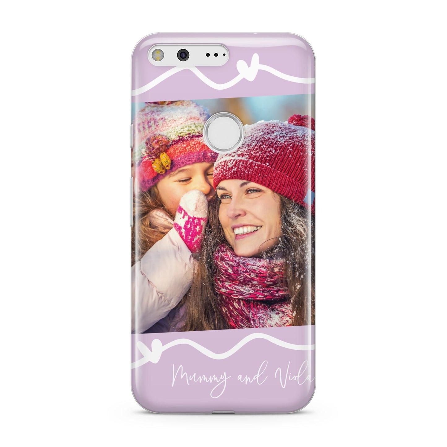 Personalised Photo Mummy and Name Google Pixel Case