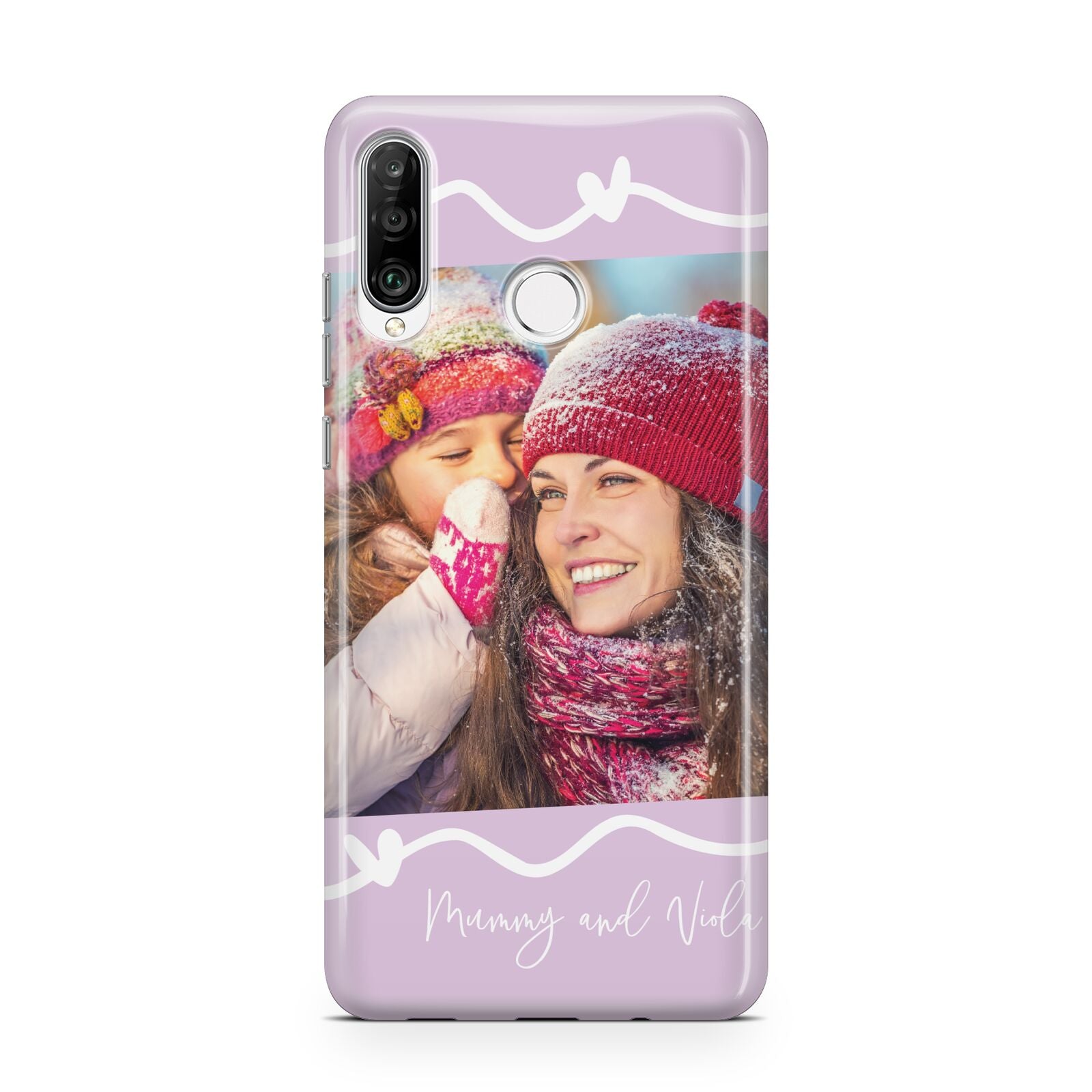 Personalised Photo Mummy and Name Huawei P30 Lite Phone Case