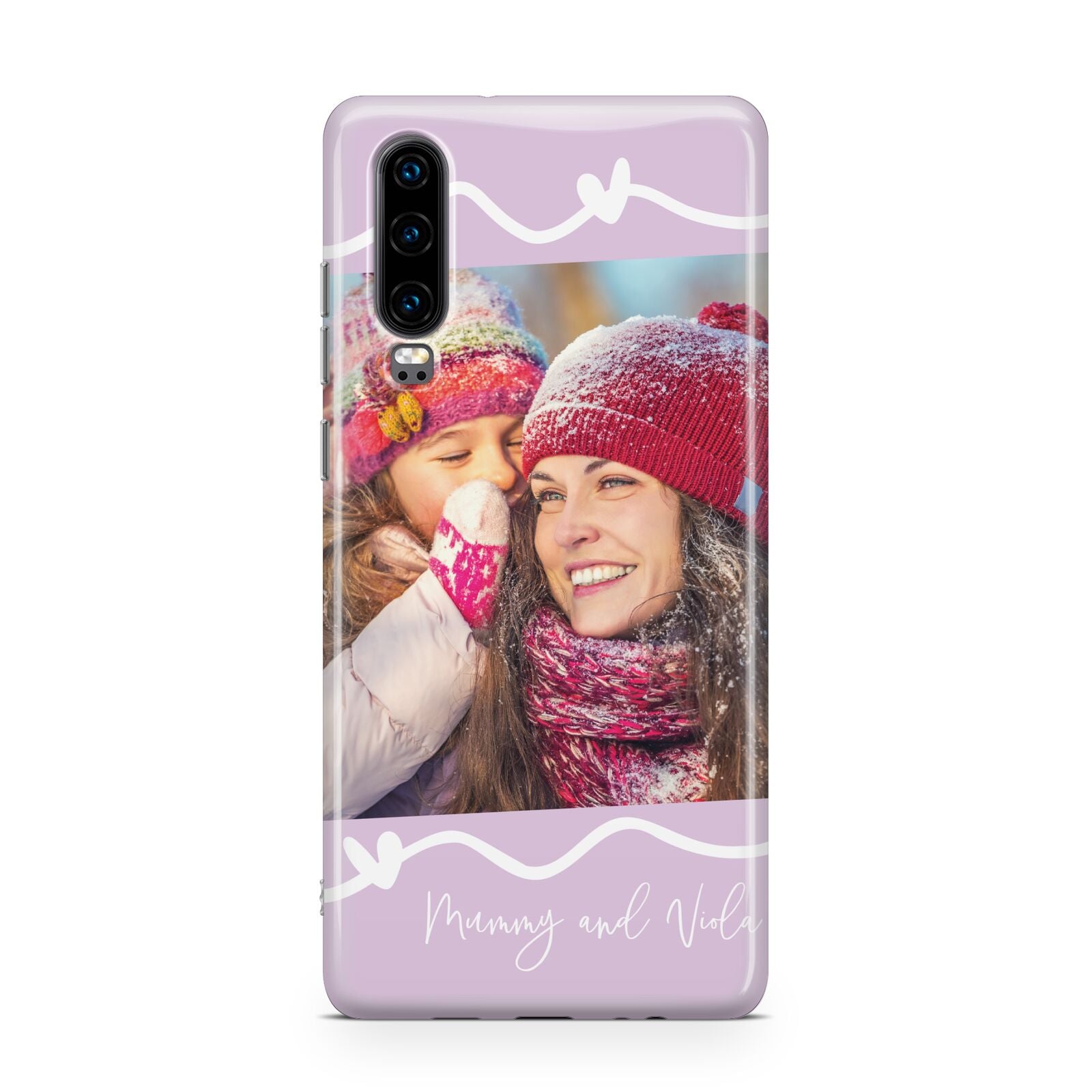 Personalised Photo Mummy and Name Huawei P30 Phone Case