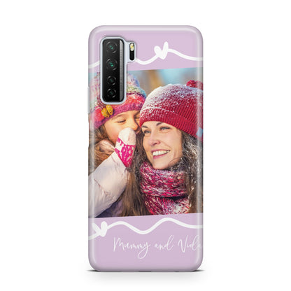 Personalised Photo Mummy and Name Huawei P40 Lite 5G Phone Case