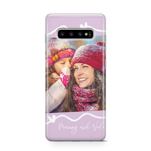 Personalised Photo Mummy and Name Protective Samsung Galaxy Case