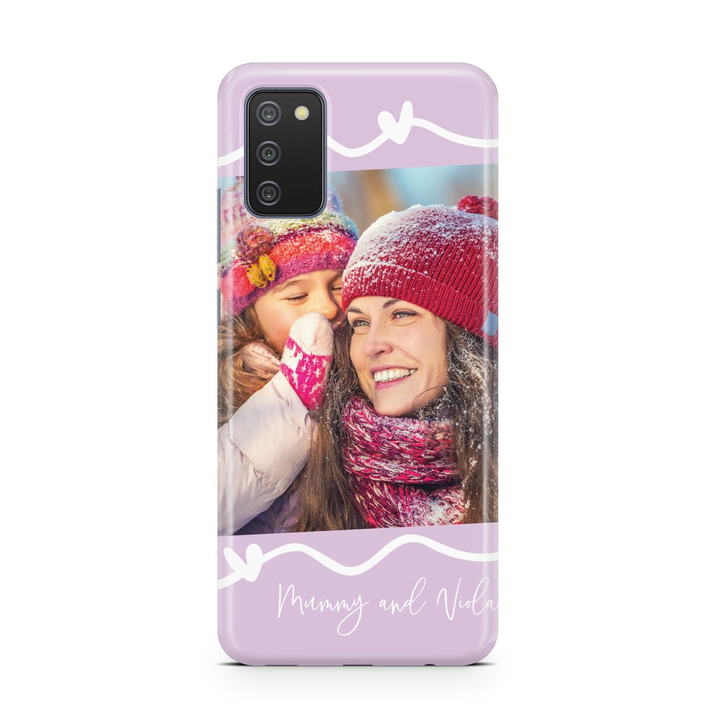 Personalised Photo Mummy and Name Samsung A02s Case