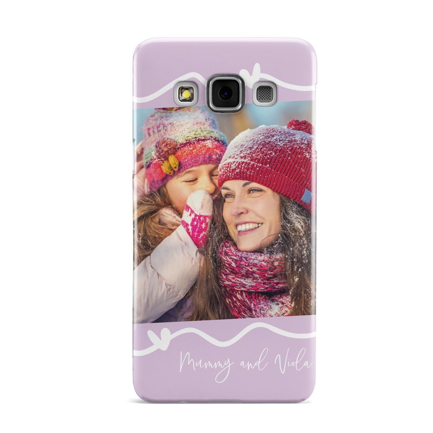 Personalised Photo Mummy and Name Samsung Galaxy A3 Case