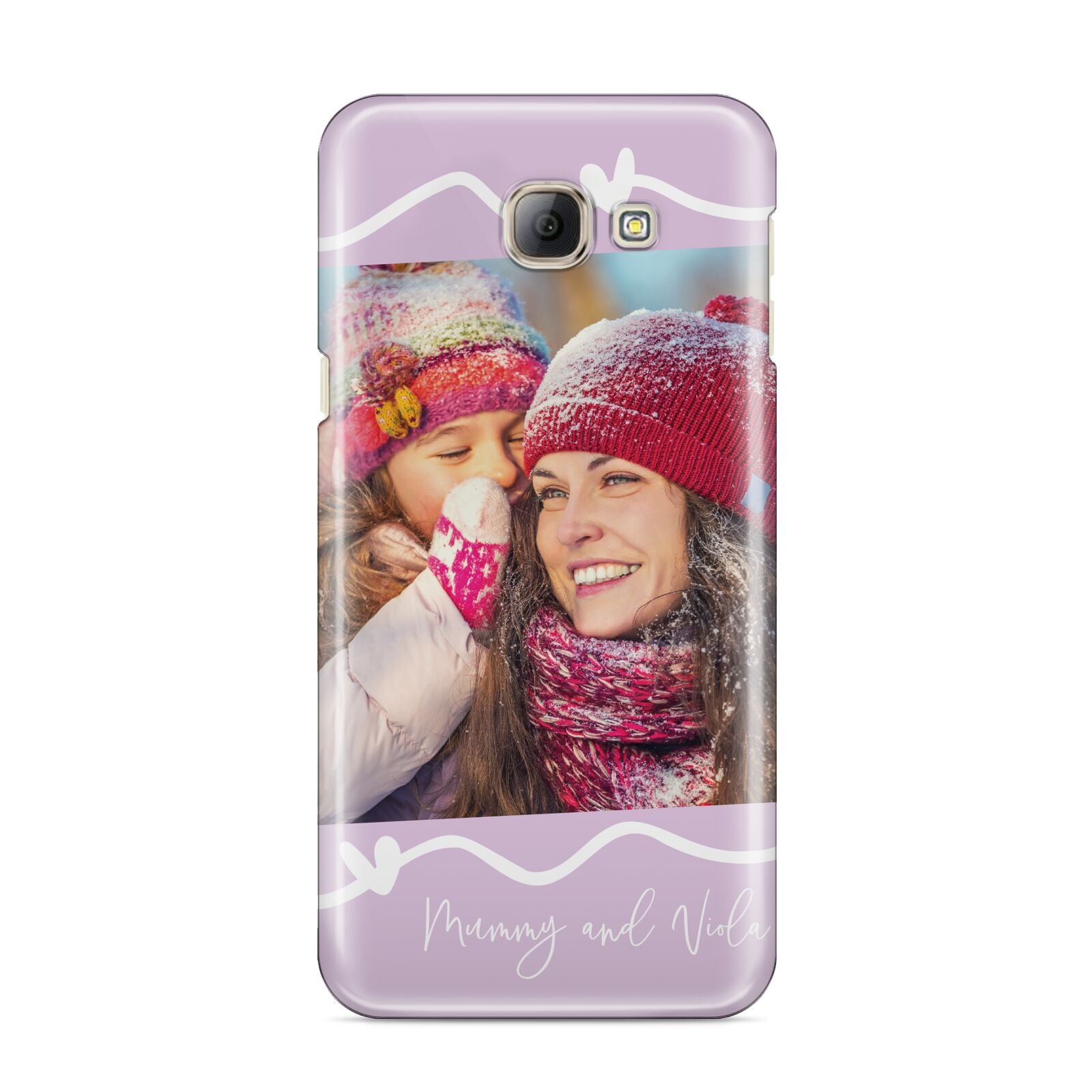 Personalised Photo Mummy and Name Samsung Galaxy A8 2016 Case