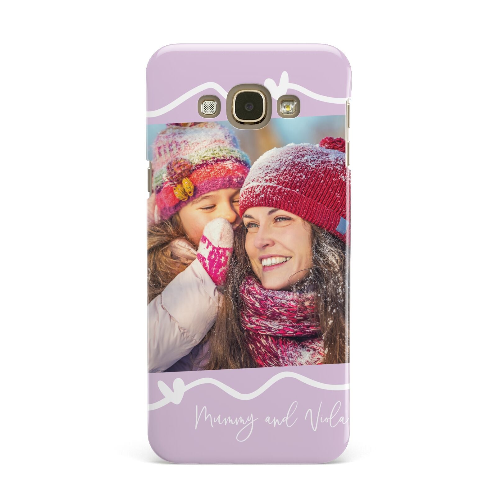 Personalised Photo Mummy and Name Samsung Galaxy A8 Case