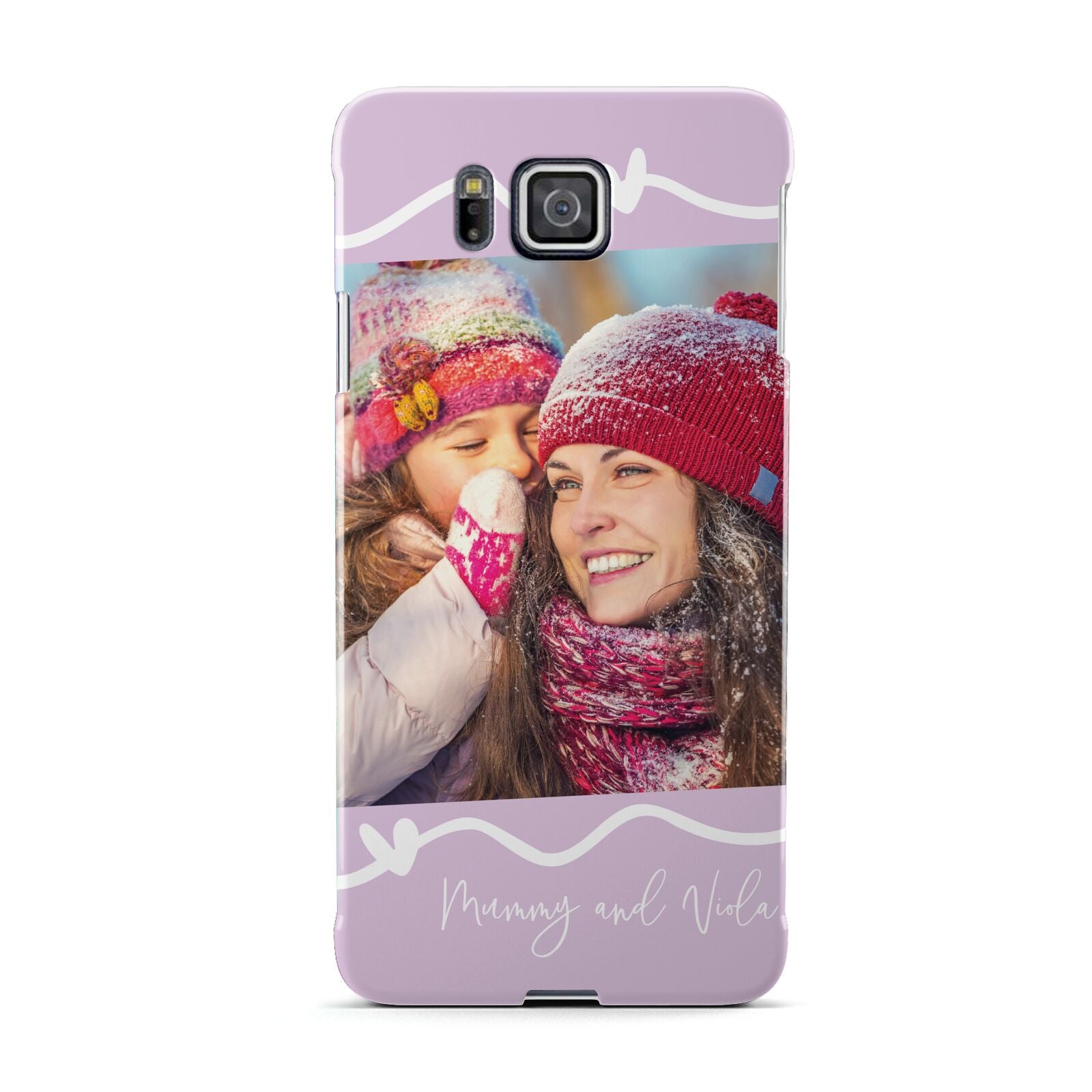 Personalised Photo Mummy and Name Samsung Galaxy Alpha Case