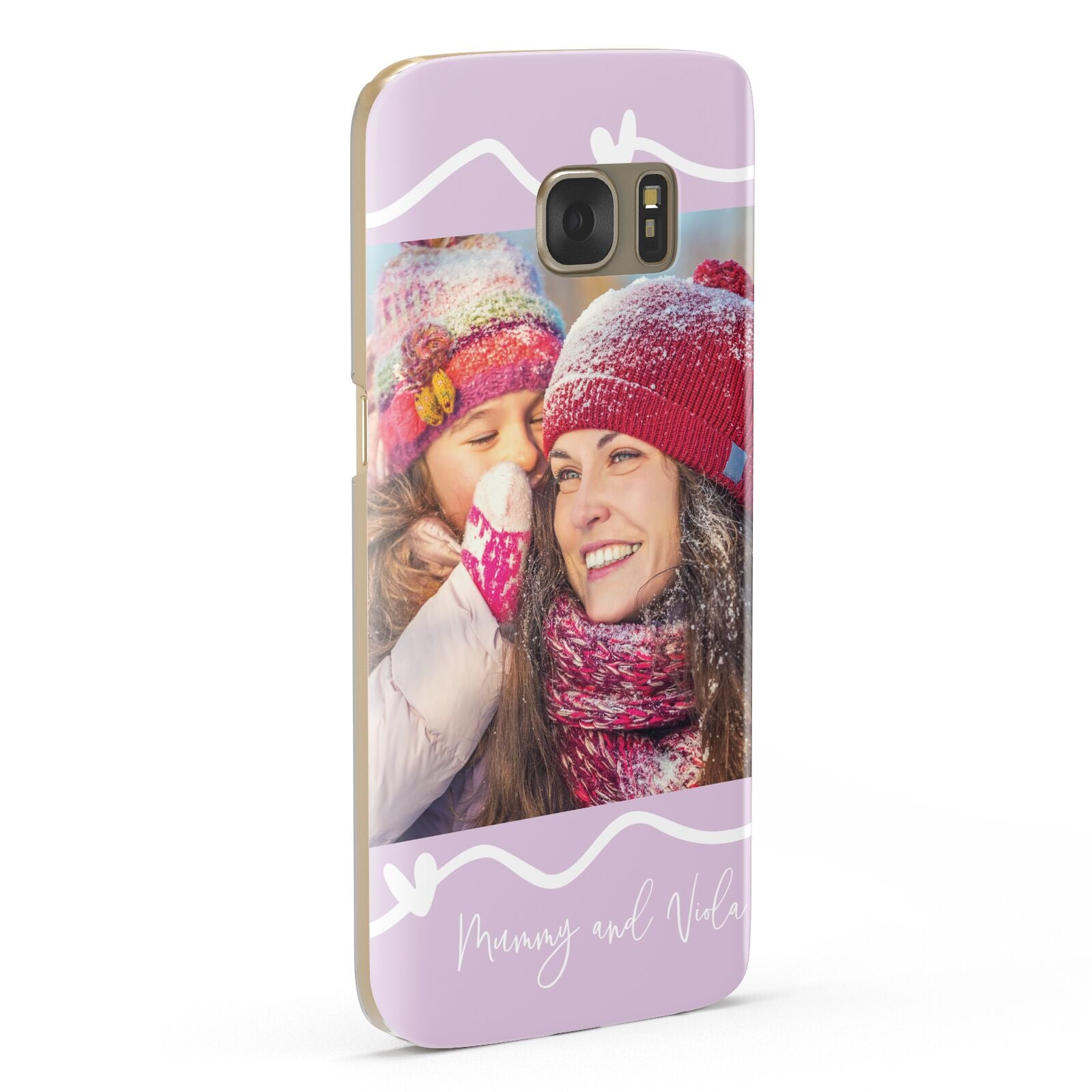 Personalised Photo Mummy and Name Samsung Galaxy Case Fourty Five Degrees