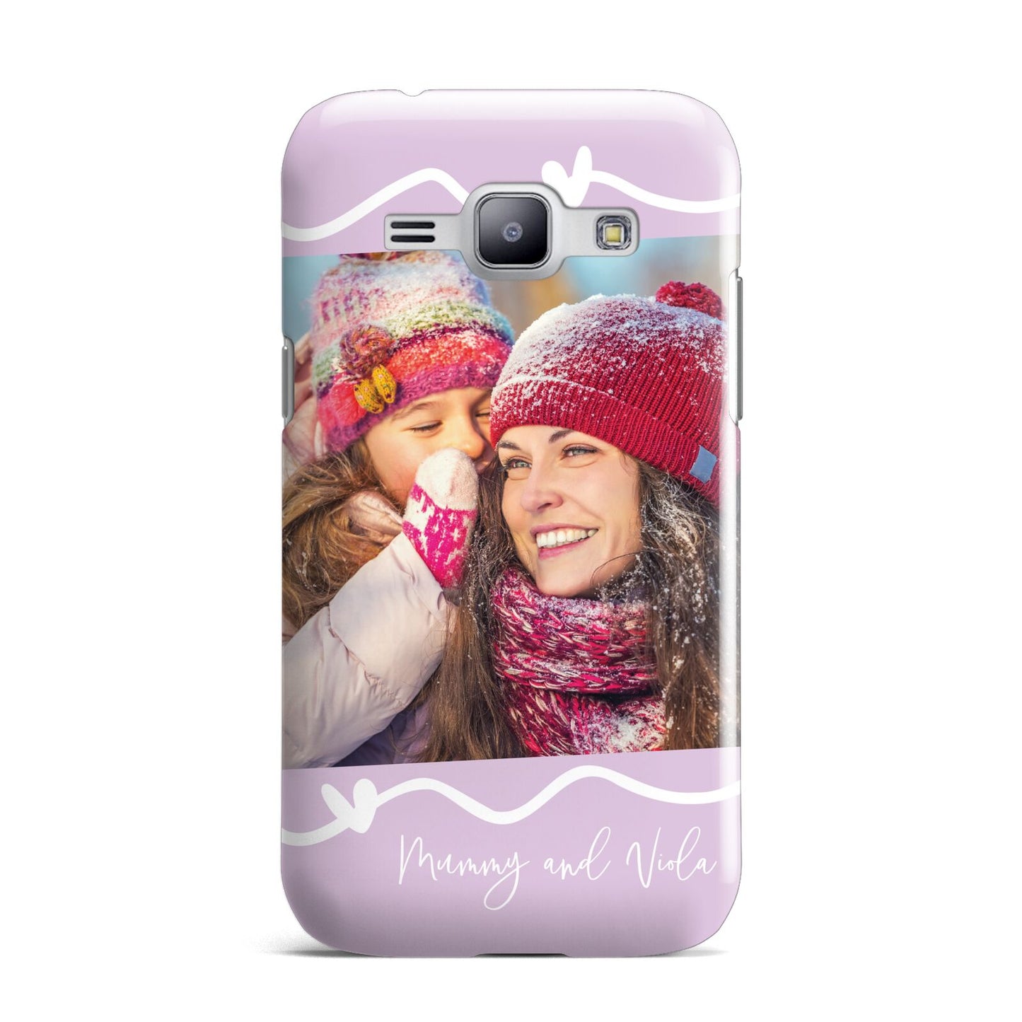 Personalised Photo Mummy and Name Samsung Galaxy J1 2015 Case