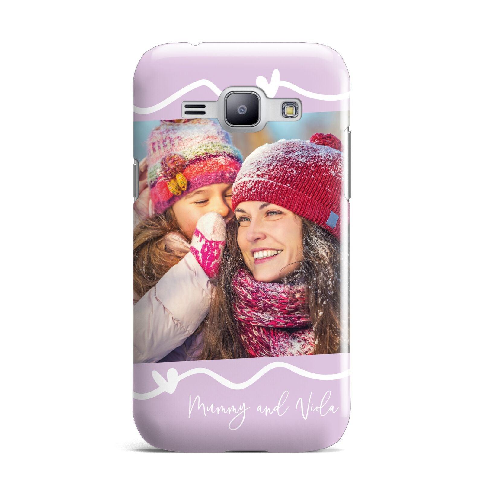 Personalised Photo Mummy and Name Samsung Galaxy J1 2015 Case